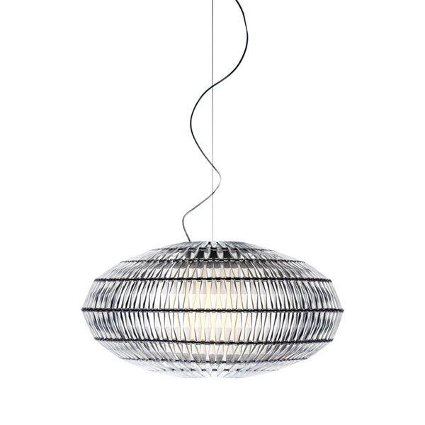 Foscarini Tropico Ellipse Pendel Isblå