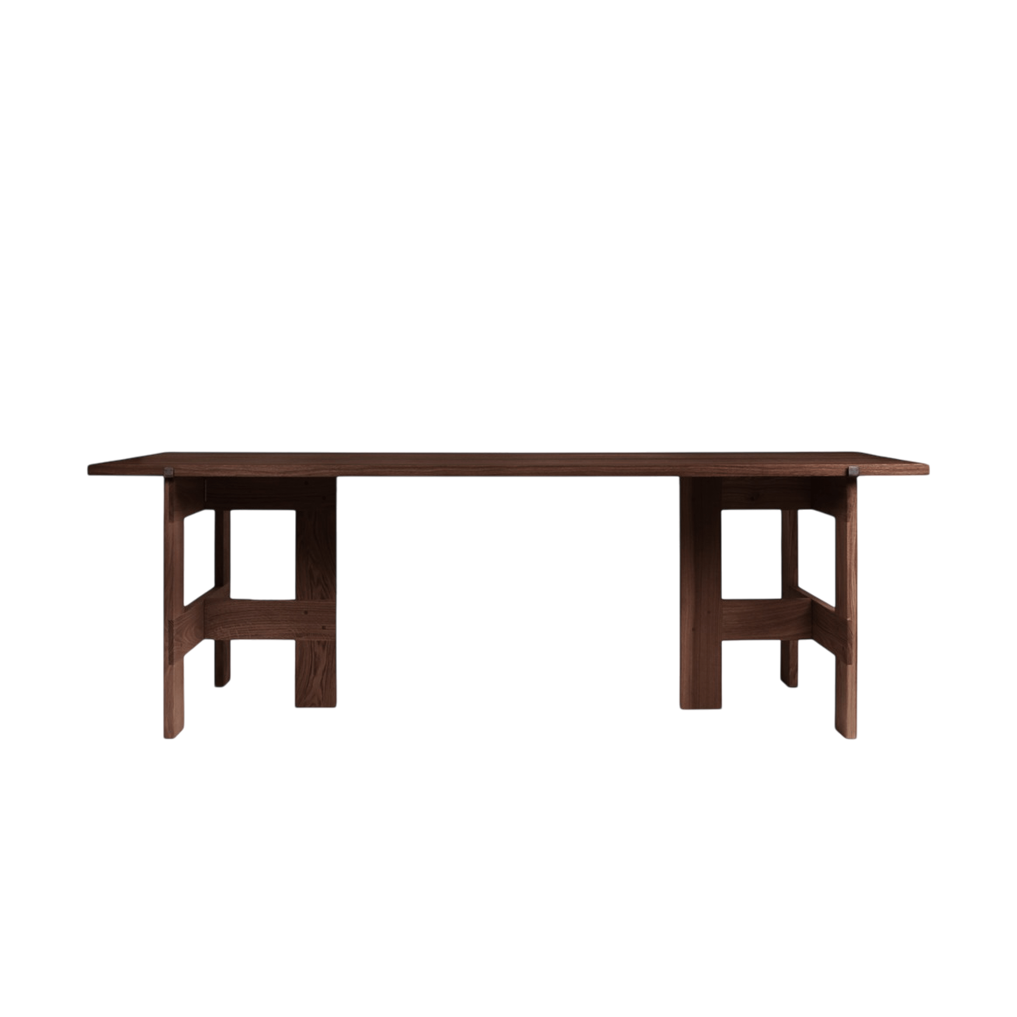 Frama Farmhouse Trestle Eettafel L220 Donker Eiken
