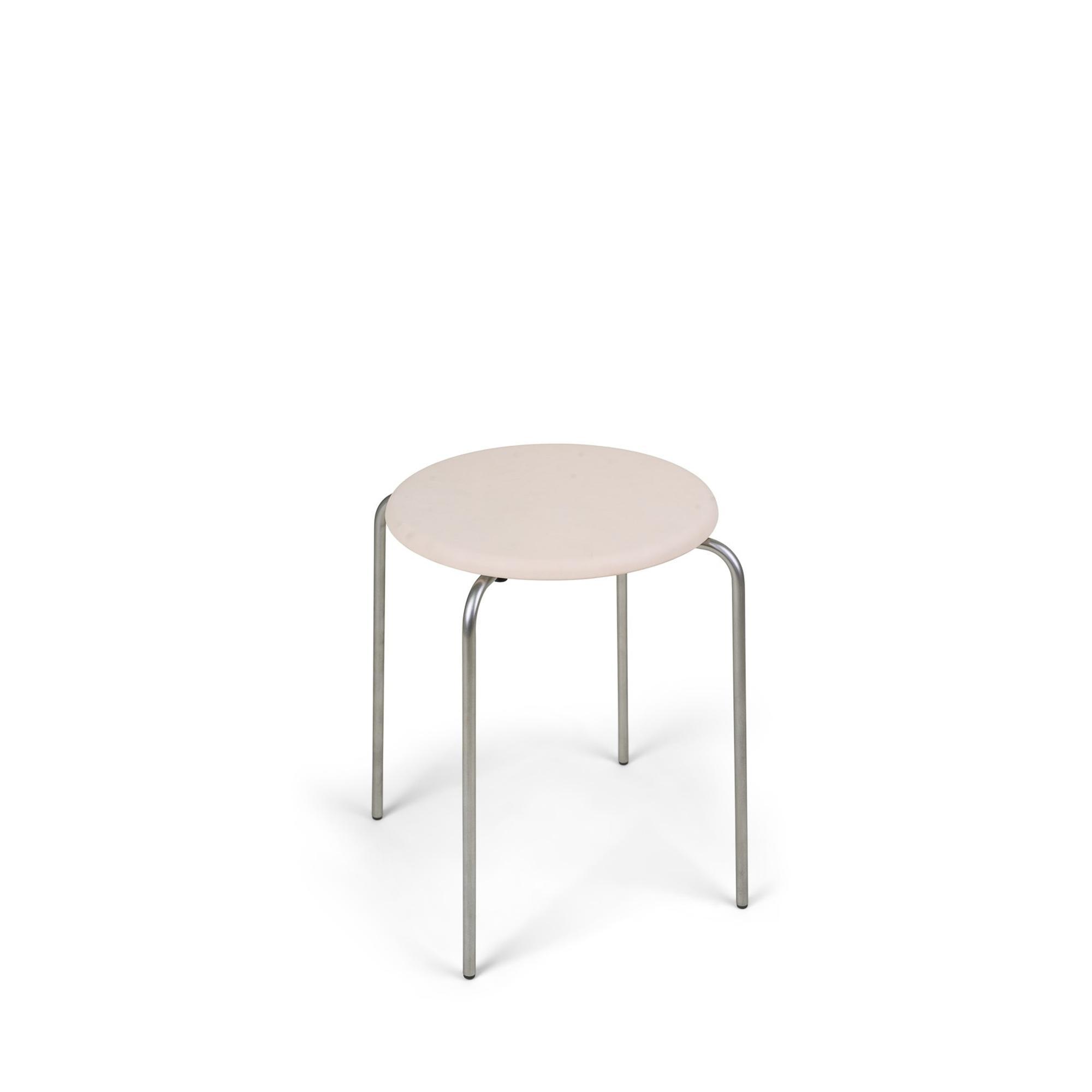 Frama Petit Rond Kruk Roestvrij Staal/Leer
