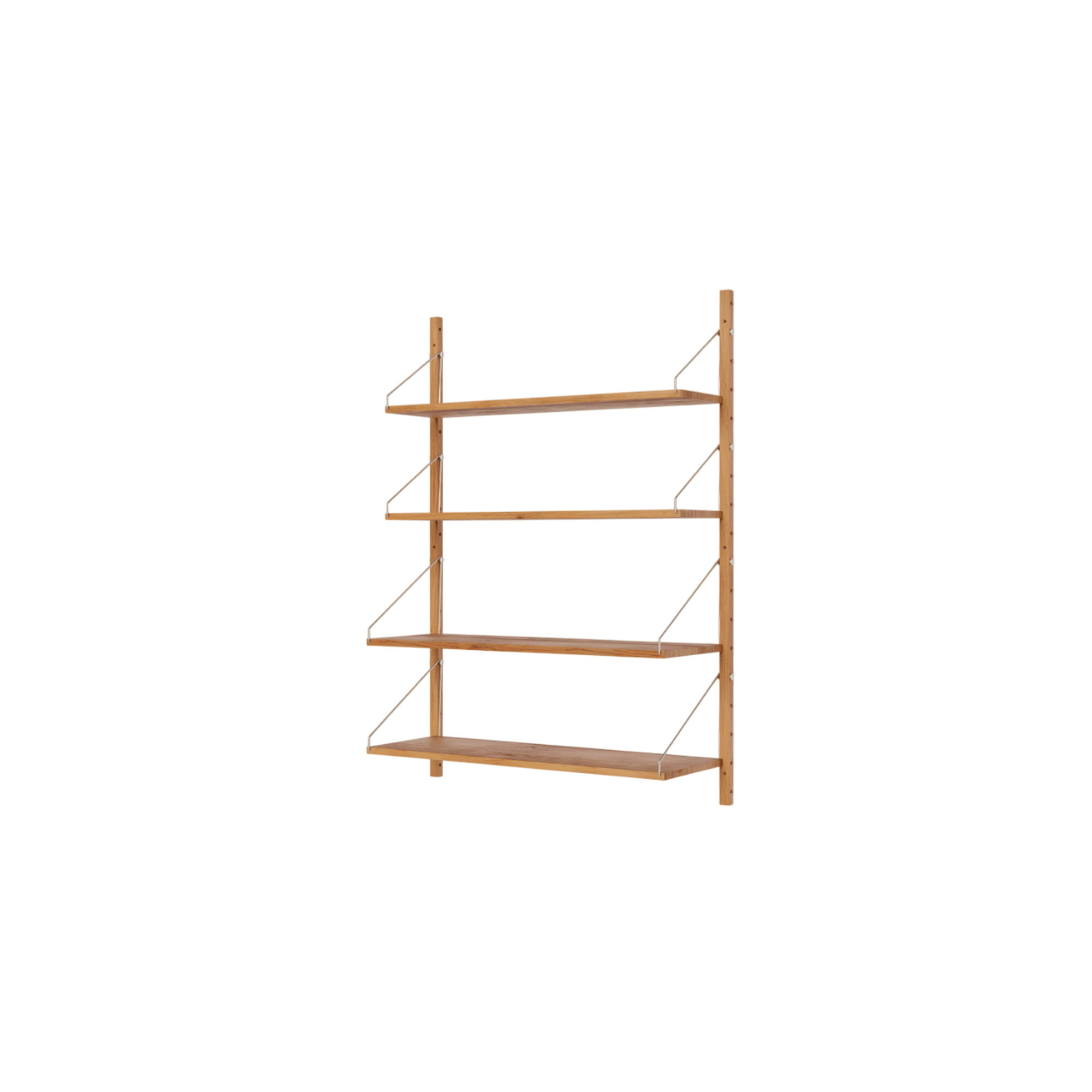 Frama Bibliotheekplank met Één Sectie 114,8x80 Natuurlijk Eiken
