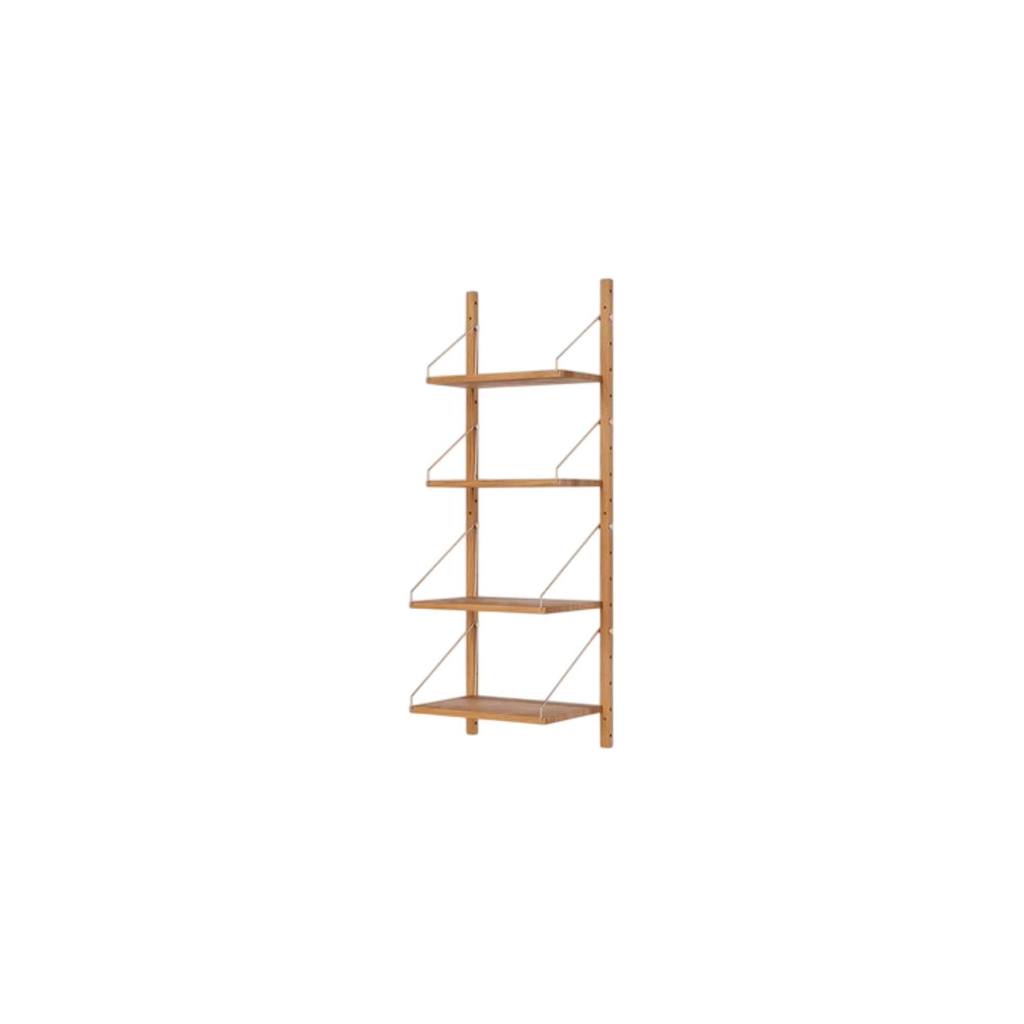 Estantería Frama Shelf Library de una sola sección, 114,8 x 40, roble natural