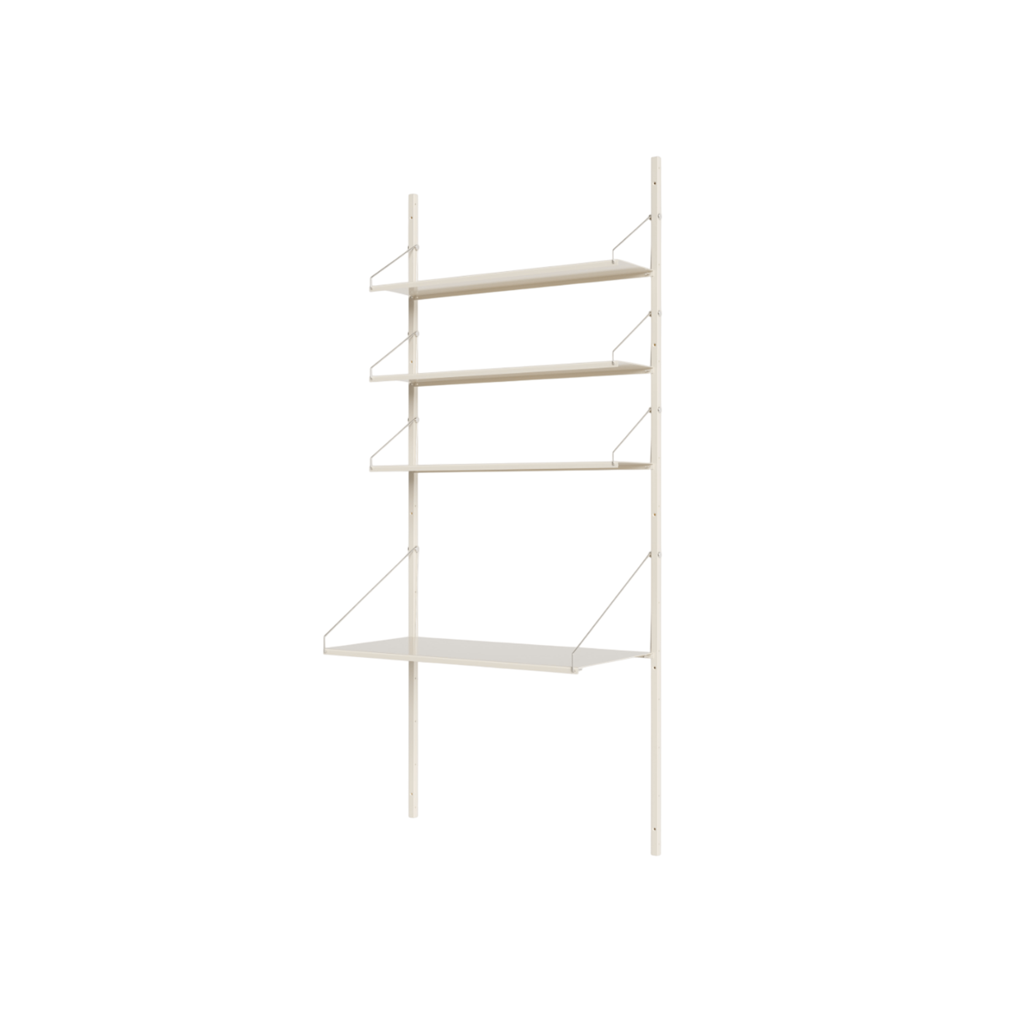 Frama Shelf Library Desk Section Reol 185,2x80 Varm Hvid