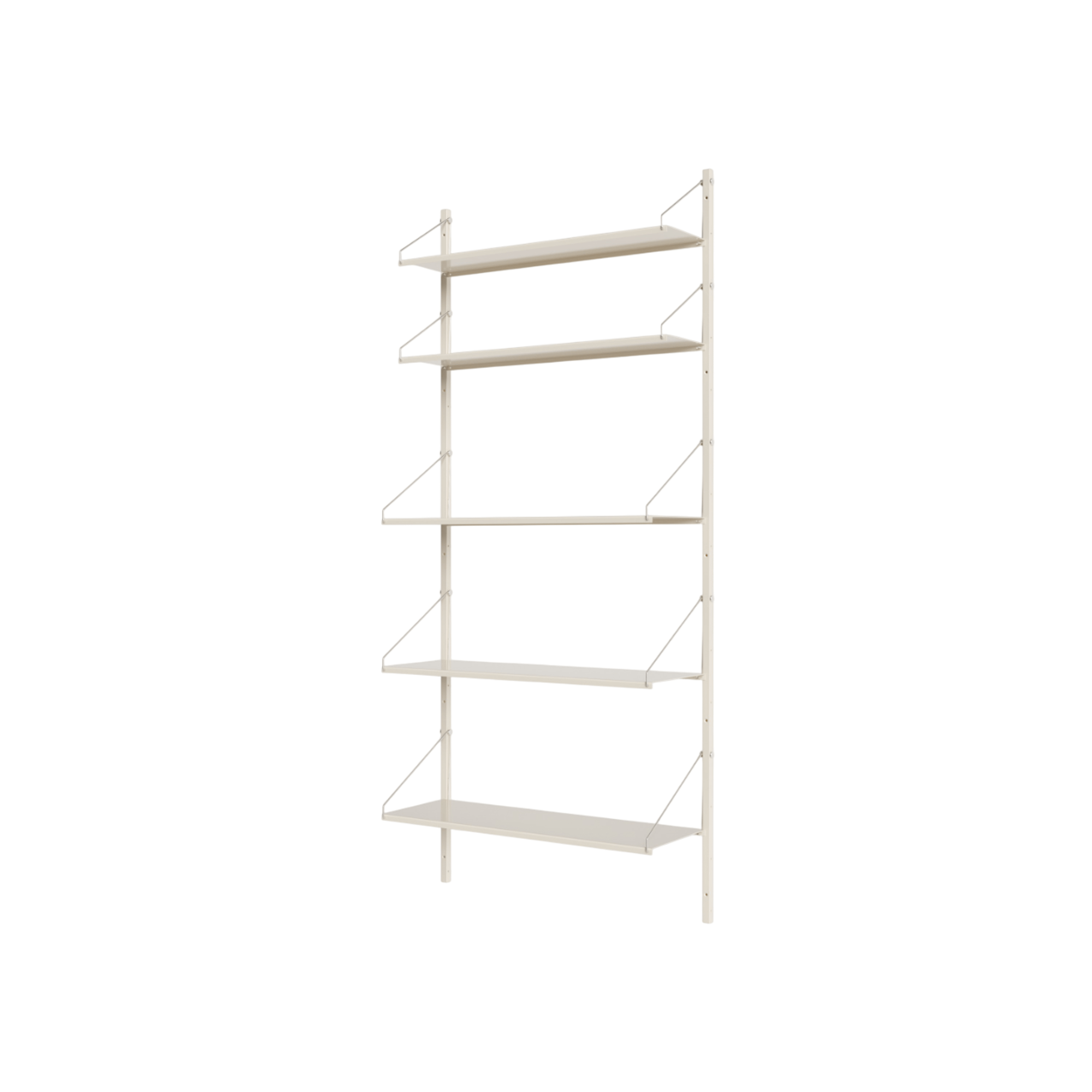 Frama Shelf Library -kirjahylly, Yksiosainen, 185,2 x 80 Cm, Lämmin Valkoinen