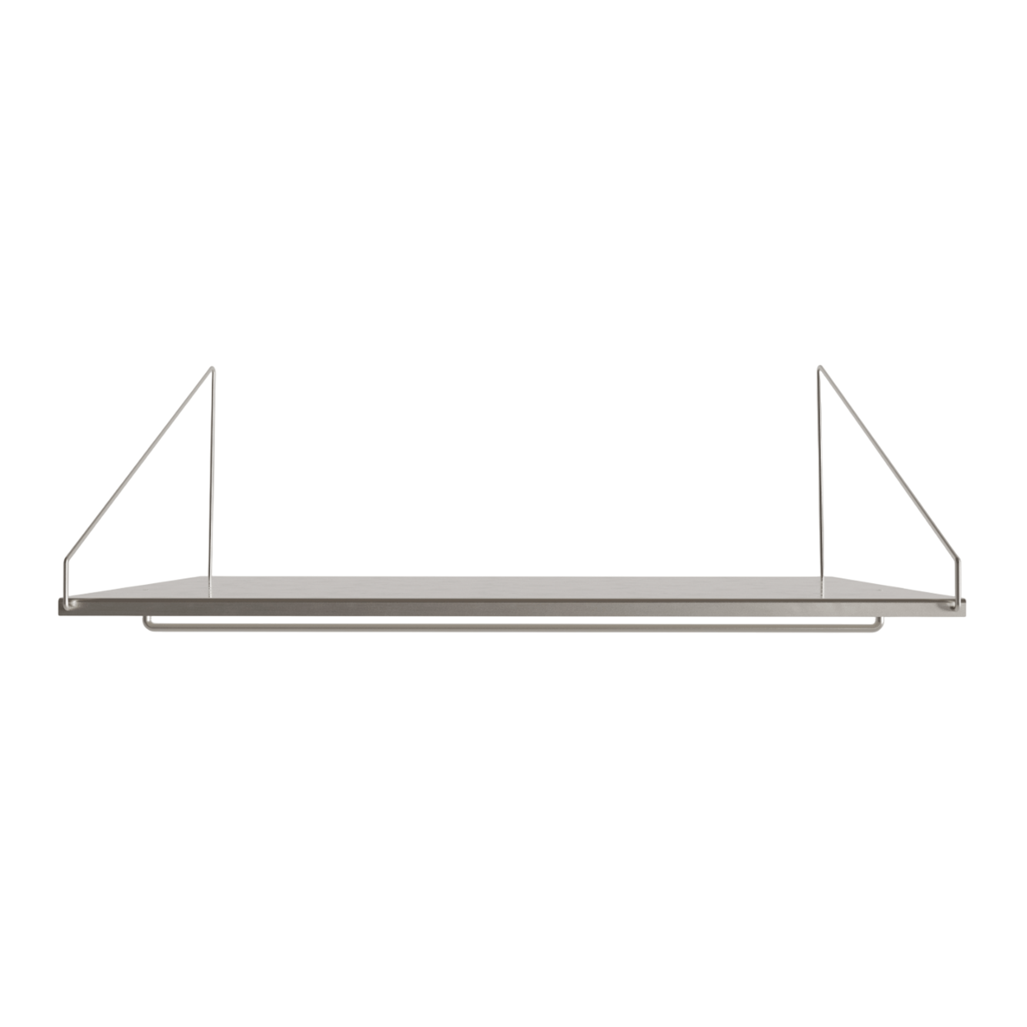 Mensola Appendiabiti Frama Shelf Library 40x80 Acciaio Inox