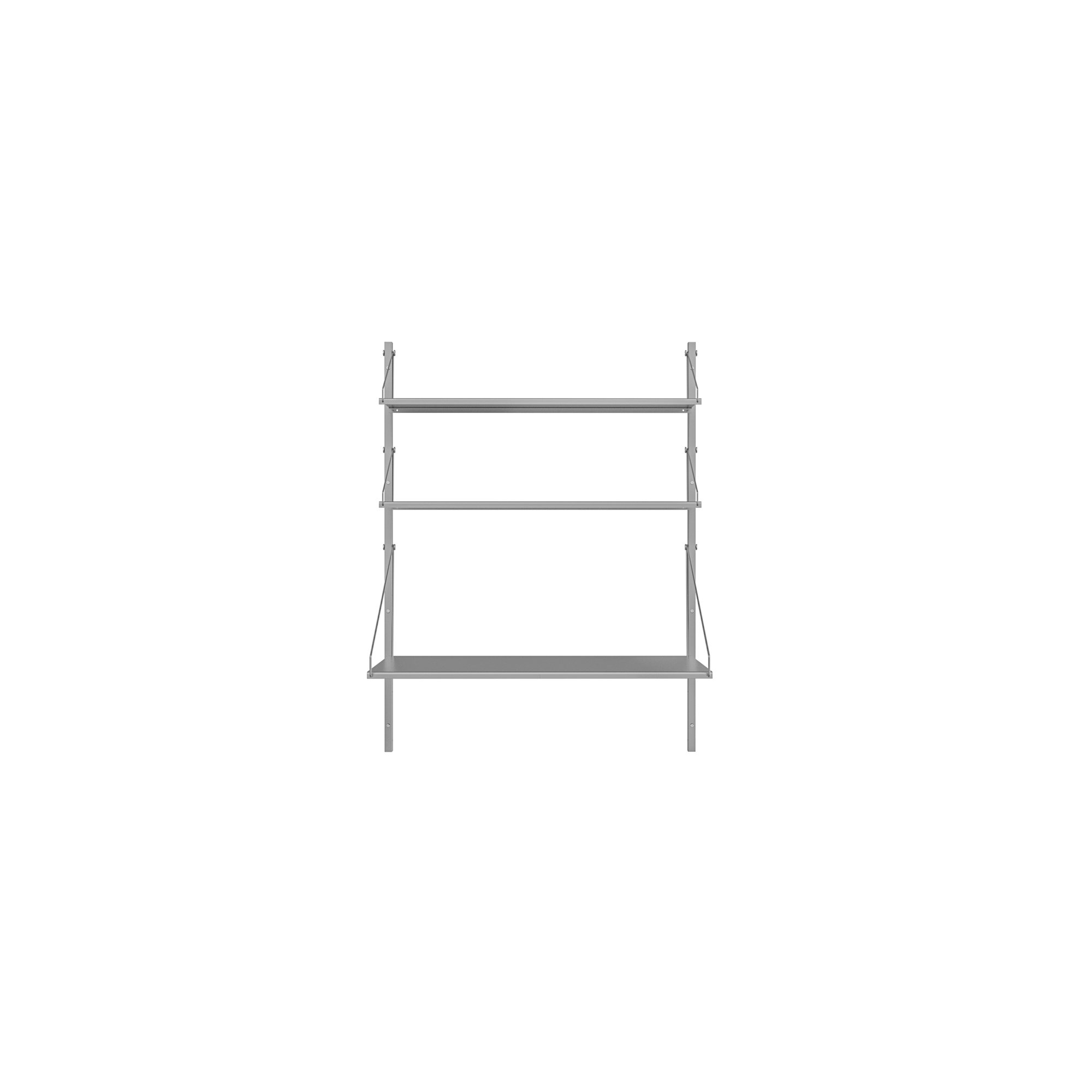 Frama Shelf -kirjastopöytähyllykkö 108,4x80 Ruostumatonta Terästä
