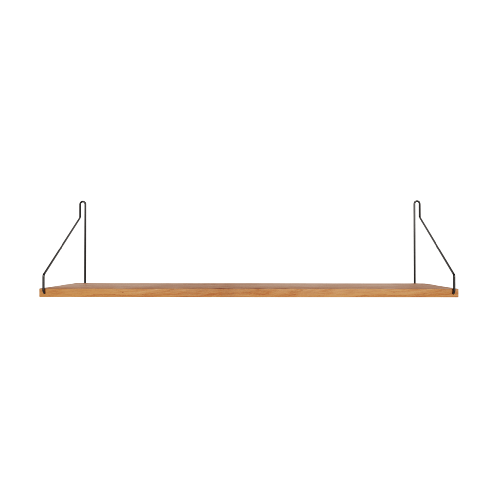 Frama Enkele Plank 20x80 Natuurlijk Eiken/ Zwart