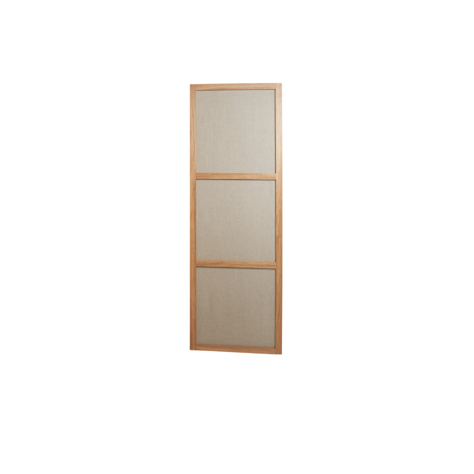 Frama Frame de un panel en roble natural y lino
