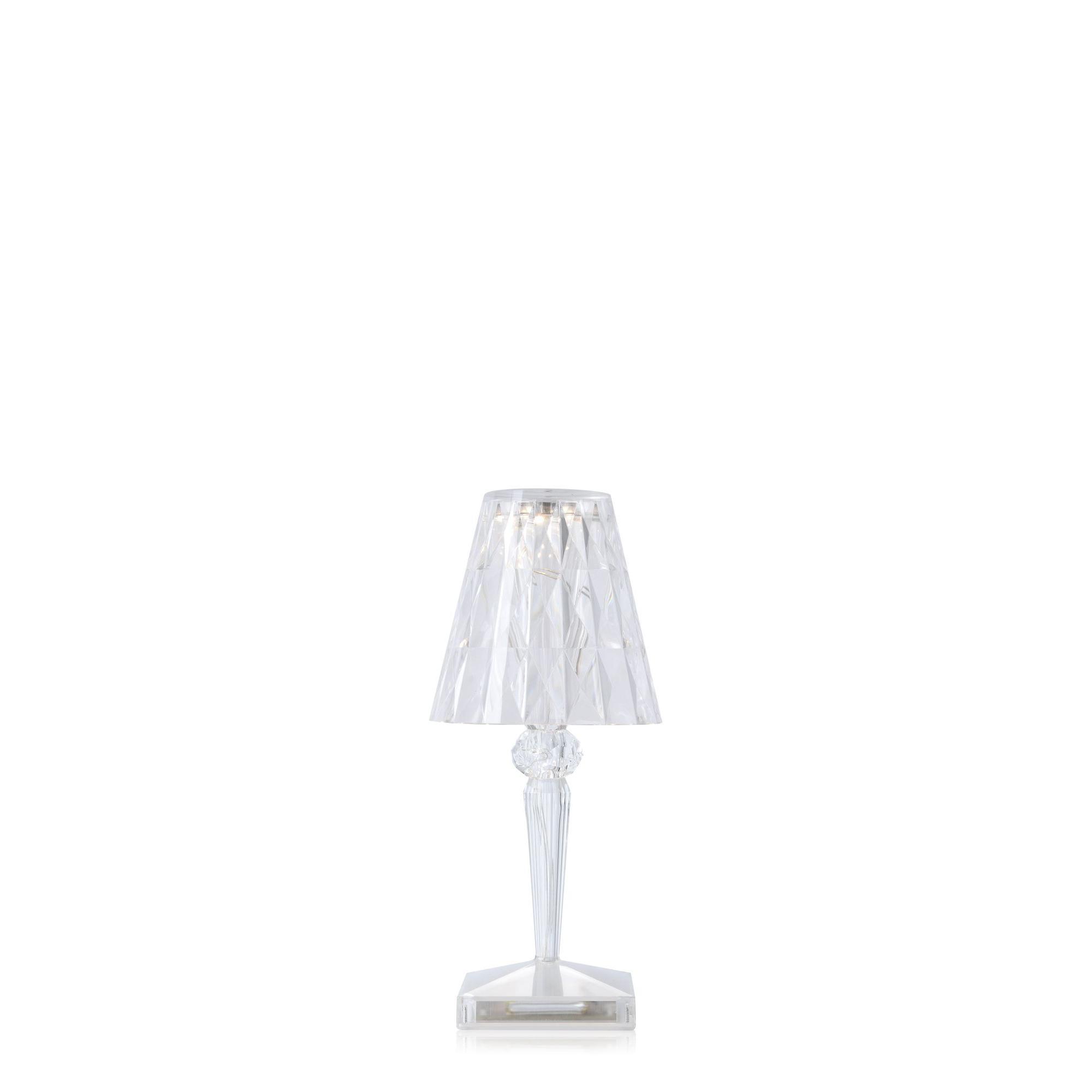 Kartell BATTERY Portable Lamp Crystal