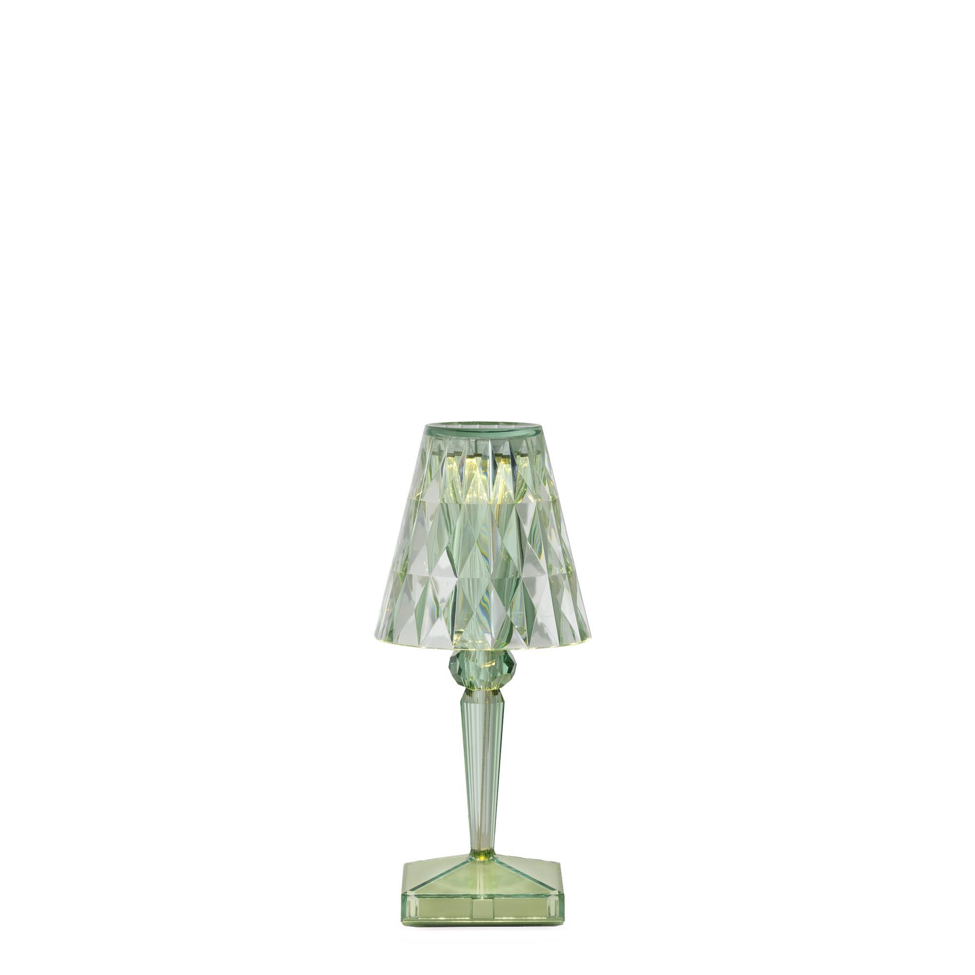 Kartell BATTERY Lampa przenośna Miętowy Zielony