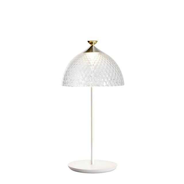 Kartell PUMO Bordslampa Transparent/ Vit