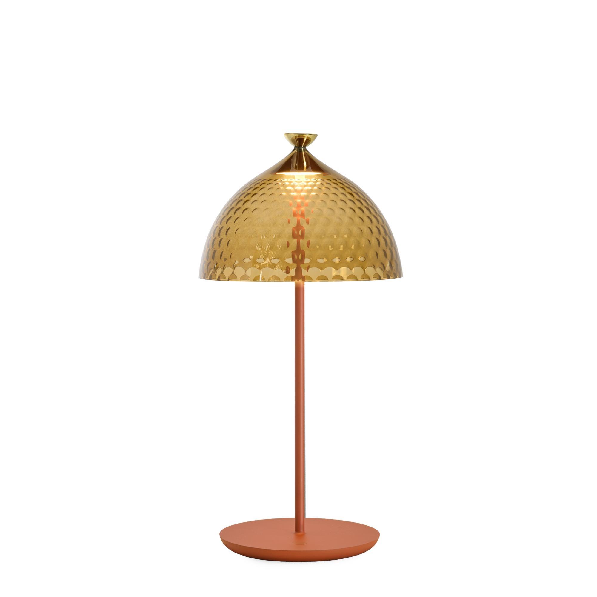 Kartell PUMO Tafellamp Amber/ Baksteenrood