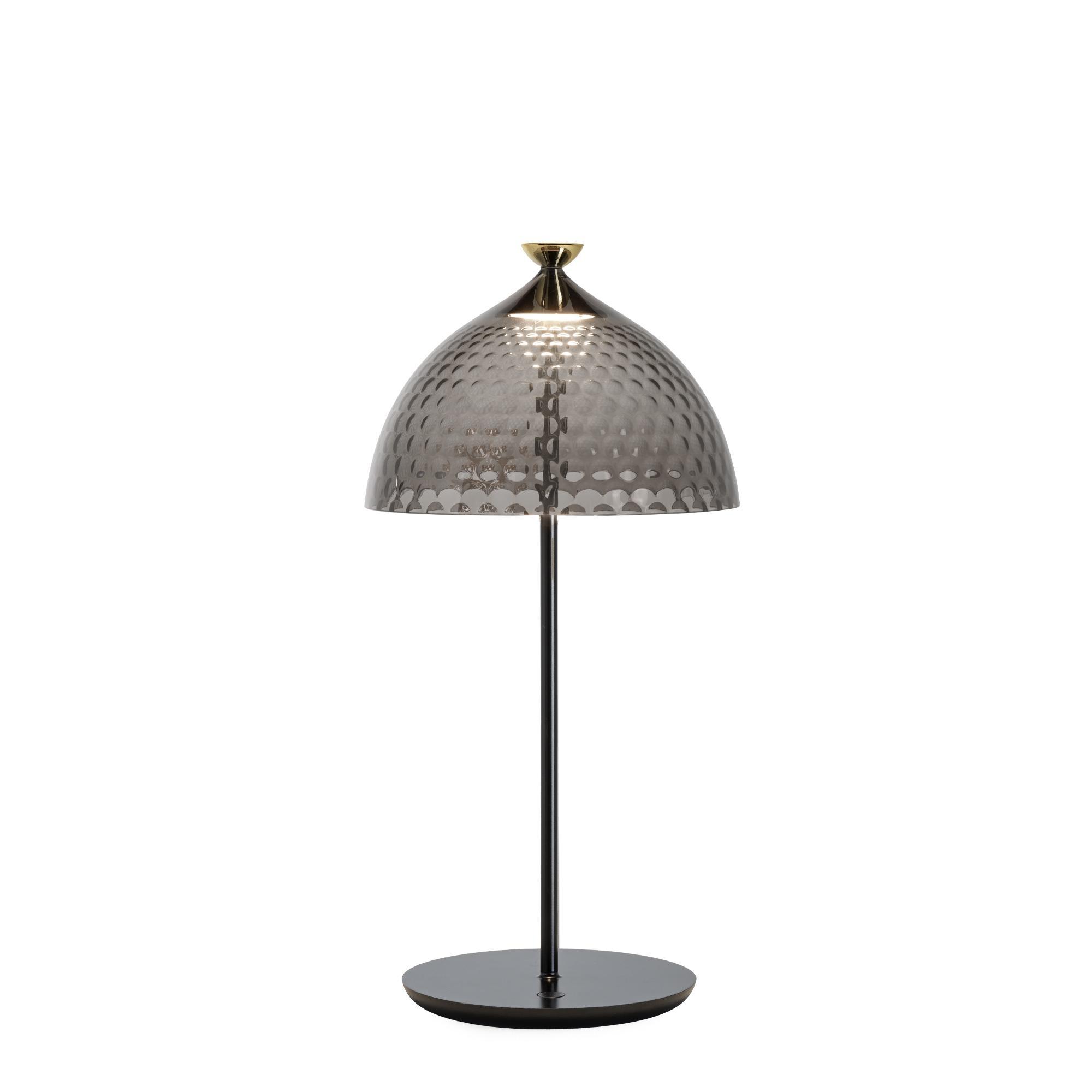 Lámpara de mesa Kartell PUMO Humo/ Negro