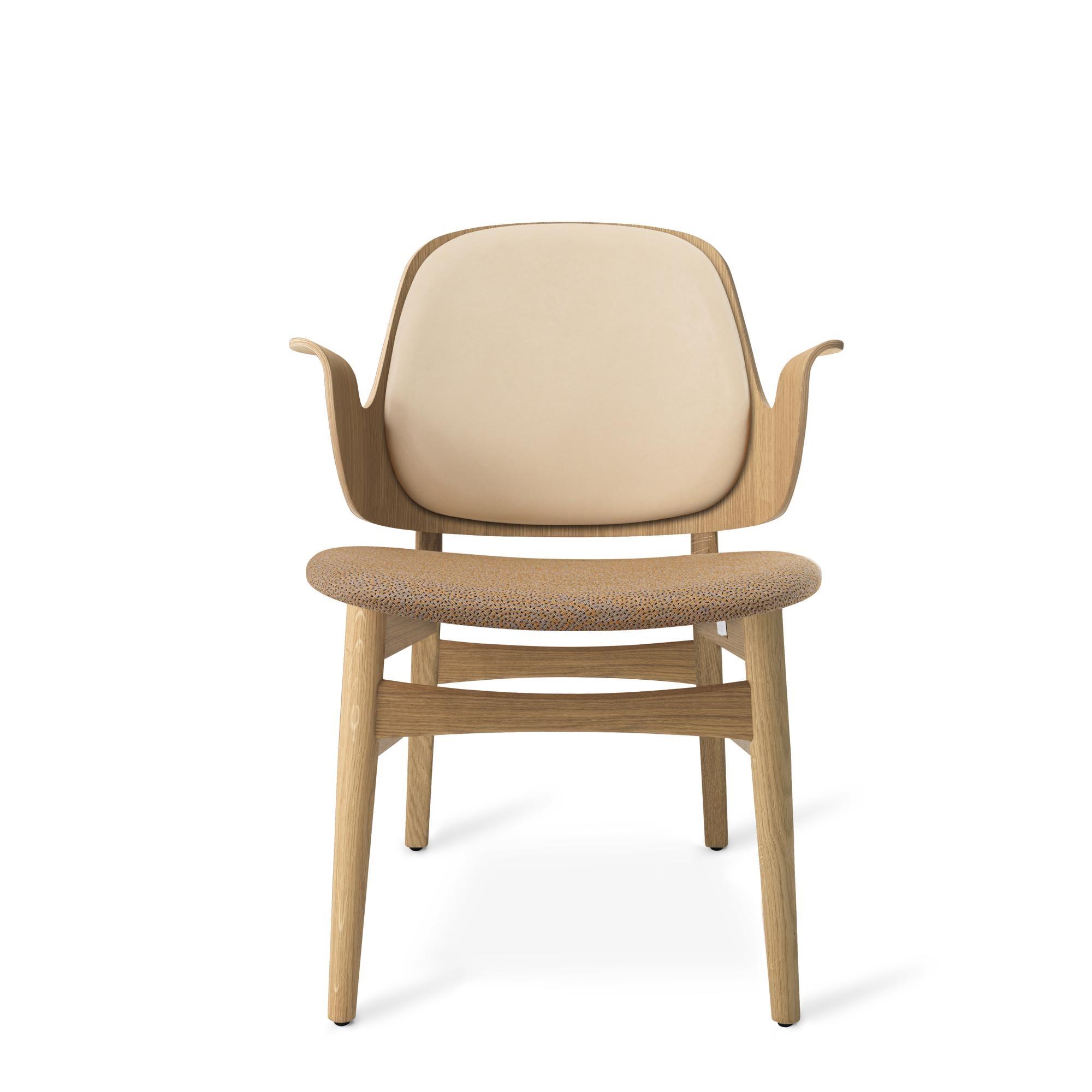 Warme Nordic Gesture Fauteuil BS Vegetal Sprinkles 254/ Wit Eiken