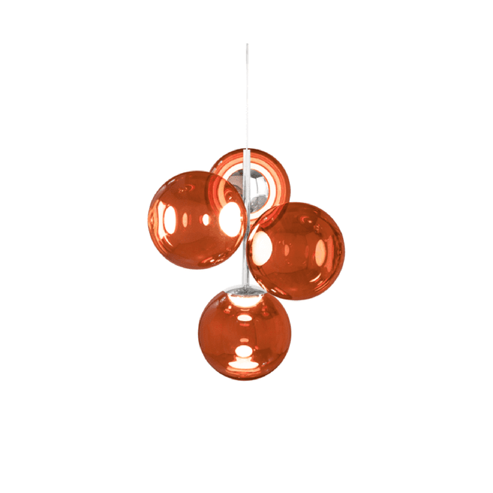 Tom Dixon Globe Chandelier Mini Copper