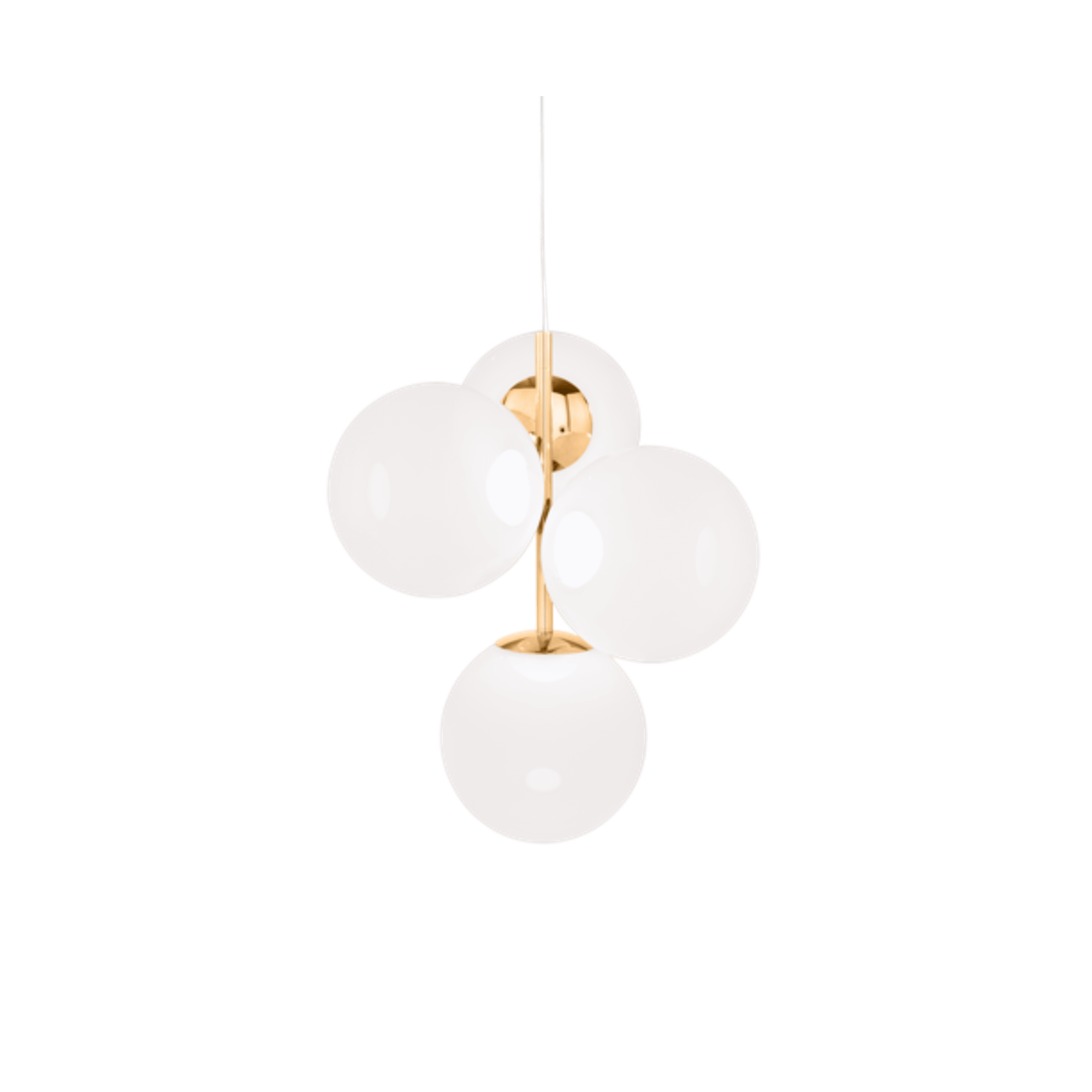 Tom Dixon Globe Chandelier Mini Opal/Gold