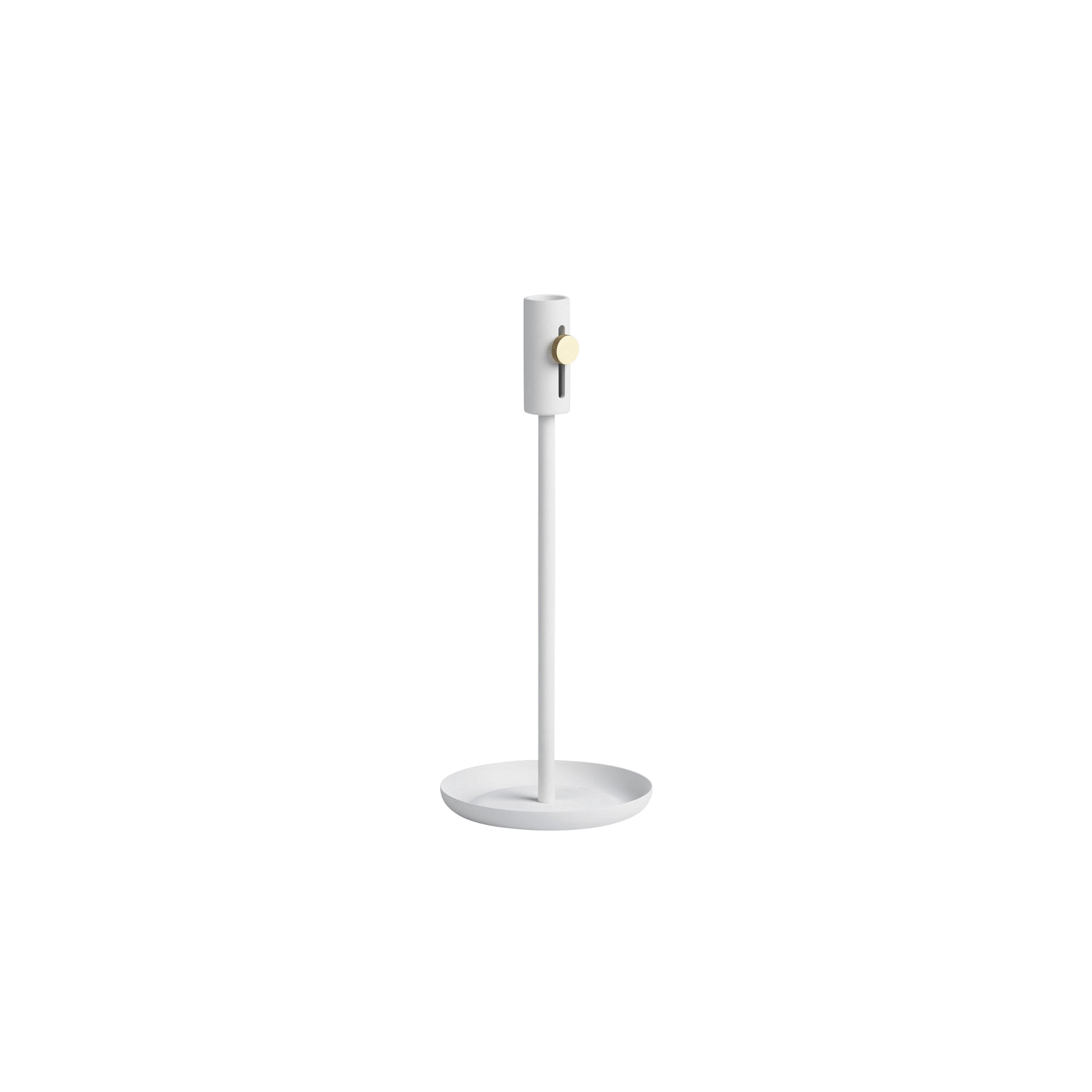 Northern Granny Candlestick H32.5 White