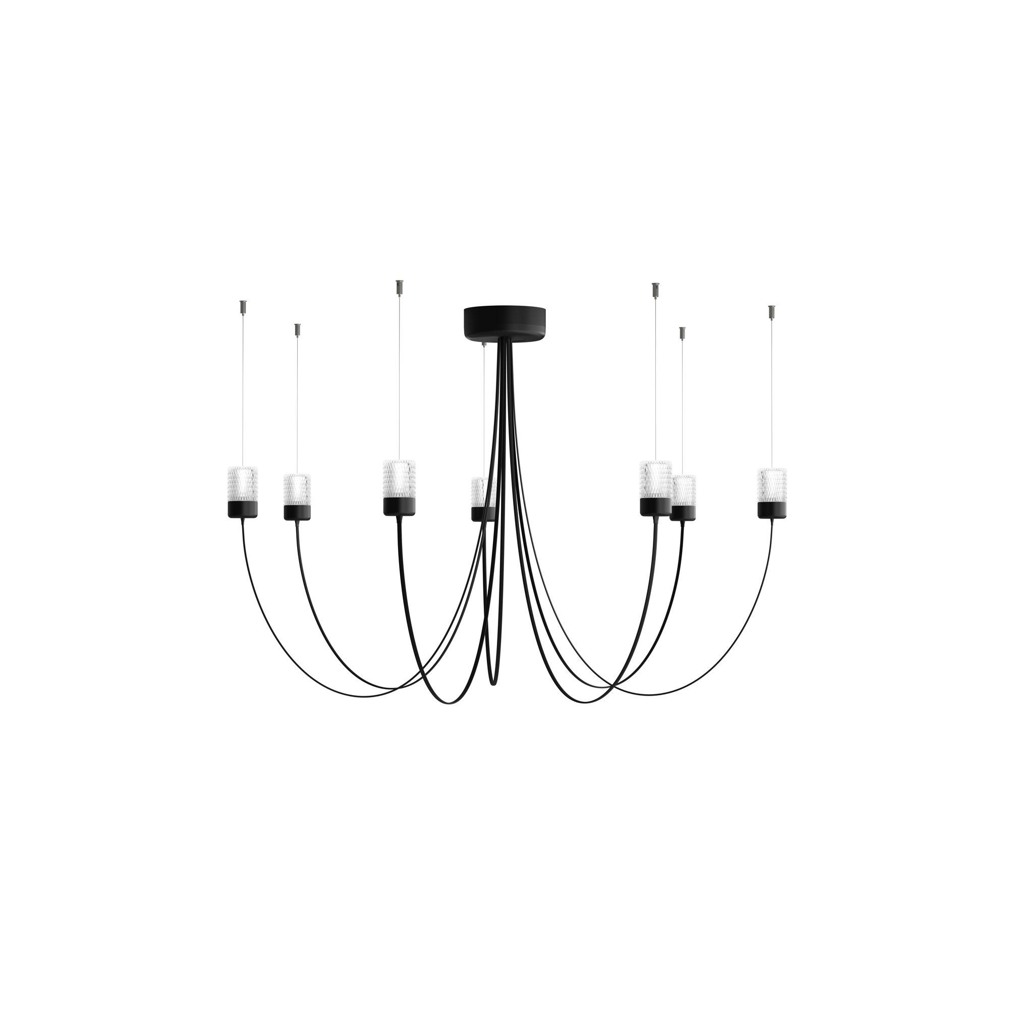 Moooi Gravity 7 Pendant Black