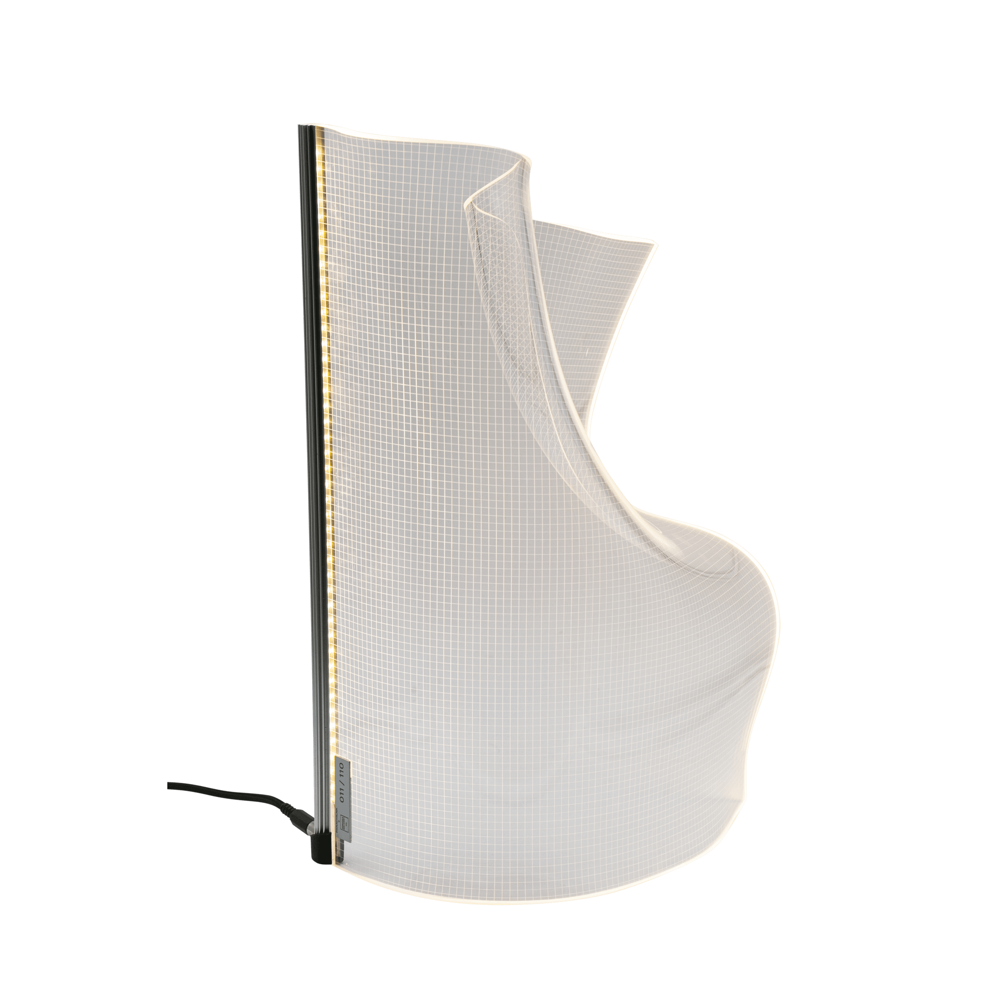 Parachilna Gweilo Tang NG Lampadaire Transparent Edition Limitée