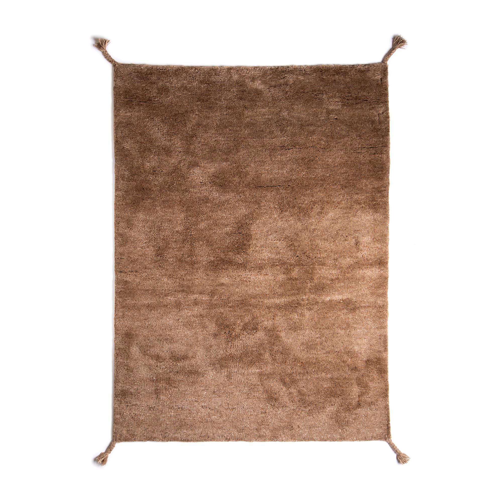 Woodnotes Uni Hand-knotted Wool Carpet 140 x 200 cm Camel