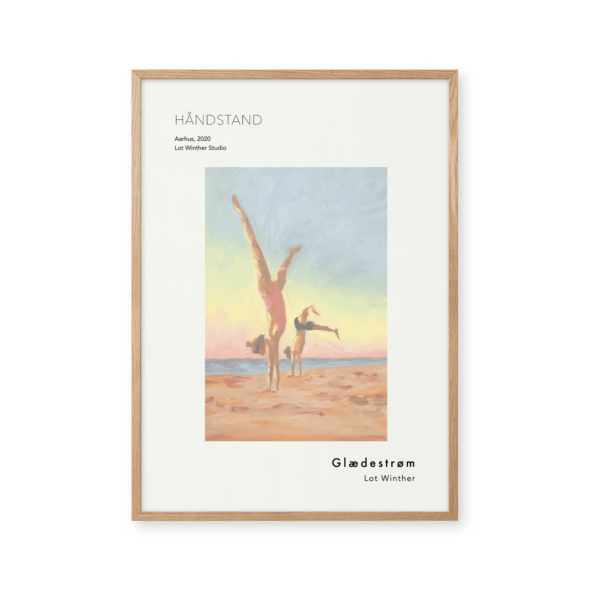 Peléton Handstand 50x70 Poster