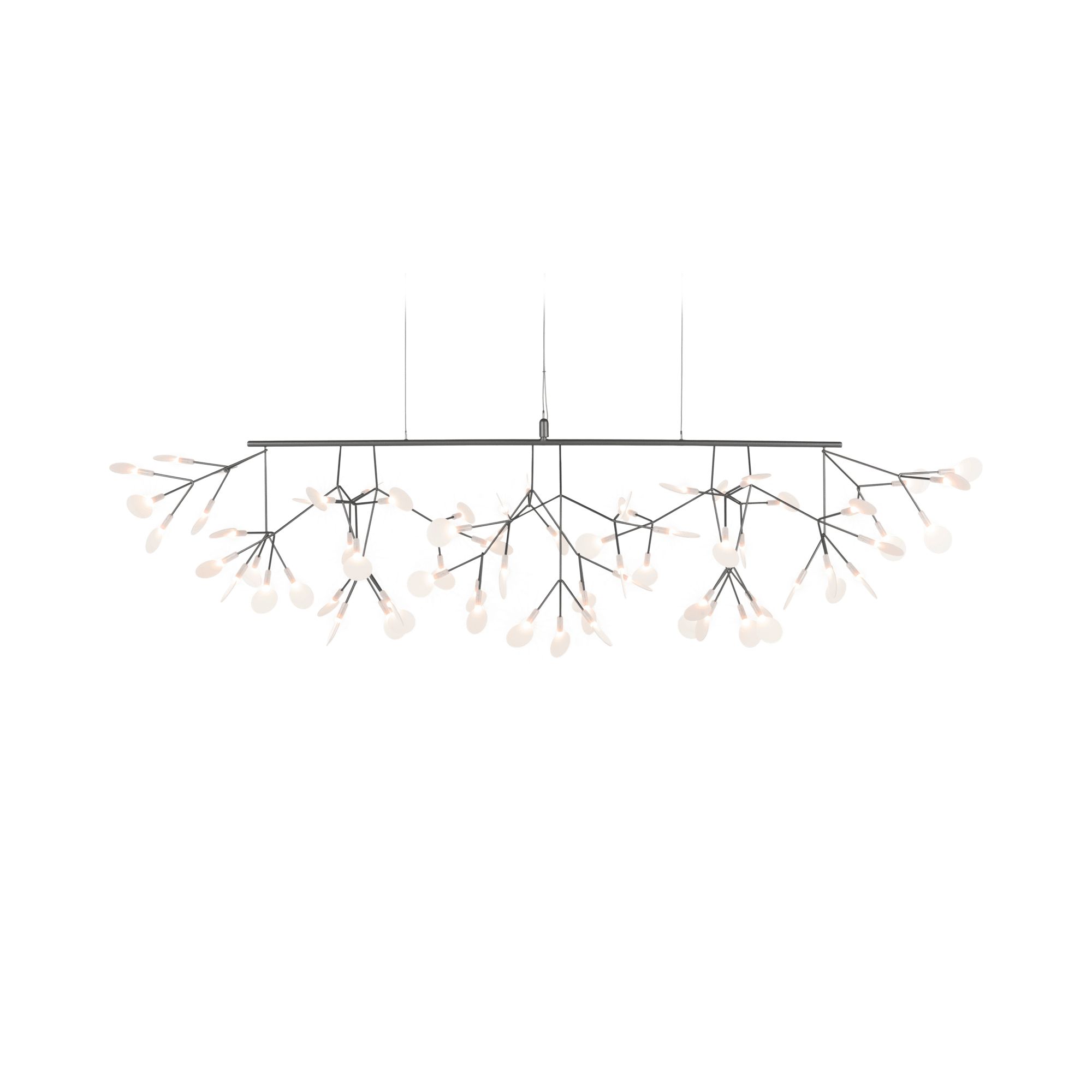 Moooi Heracleum III Linear Pendant Nickel