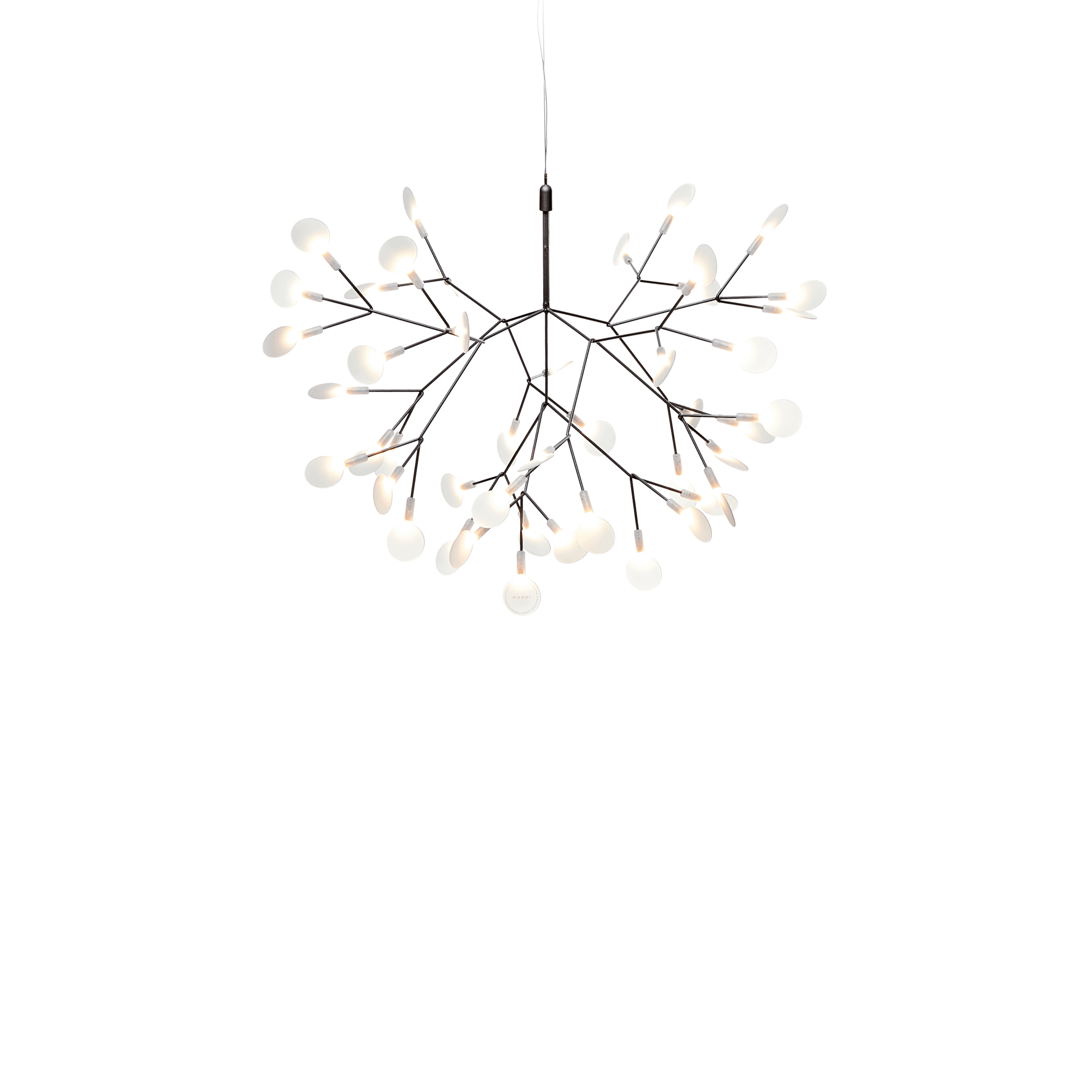 Moooi Heracleum III Taklampa Liten Nickel