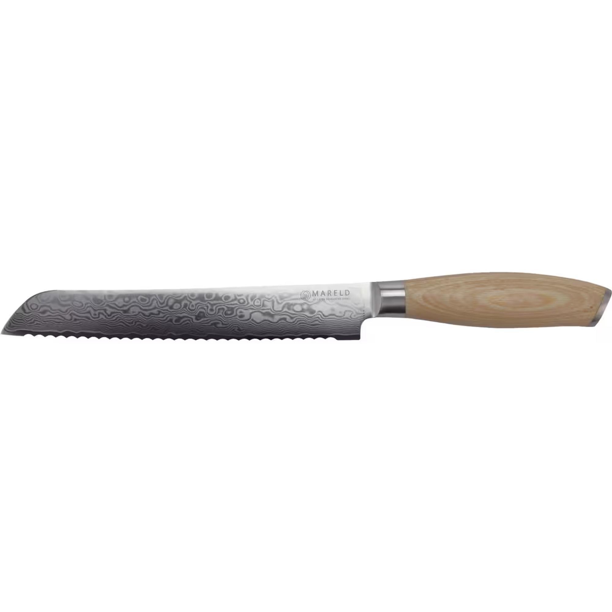 Mareld Akio Japans broodmes 20 cm licht hout
