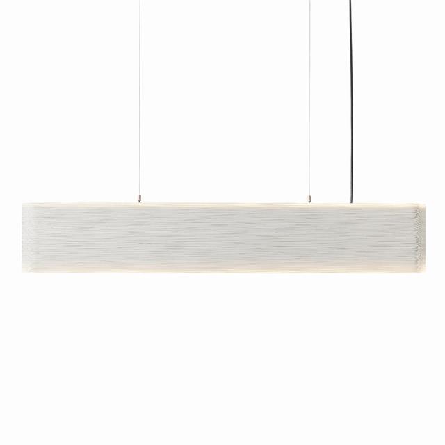 Graypants Linear Hewn 48/8 Dubbelkrets Taklampa Vit