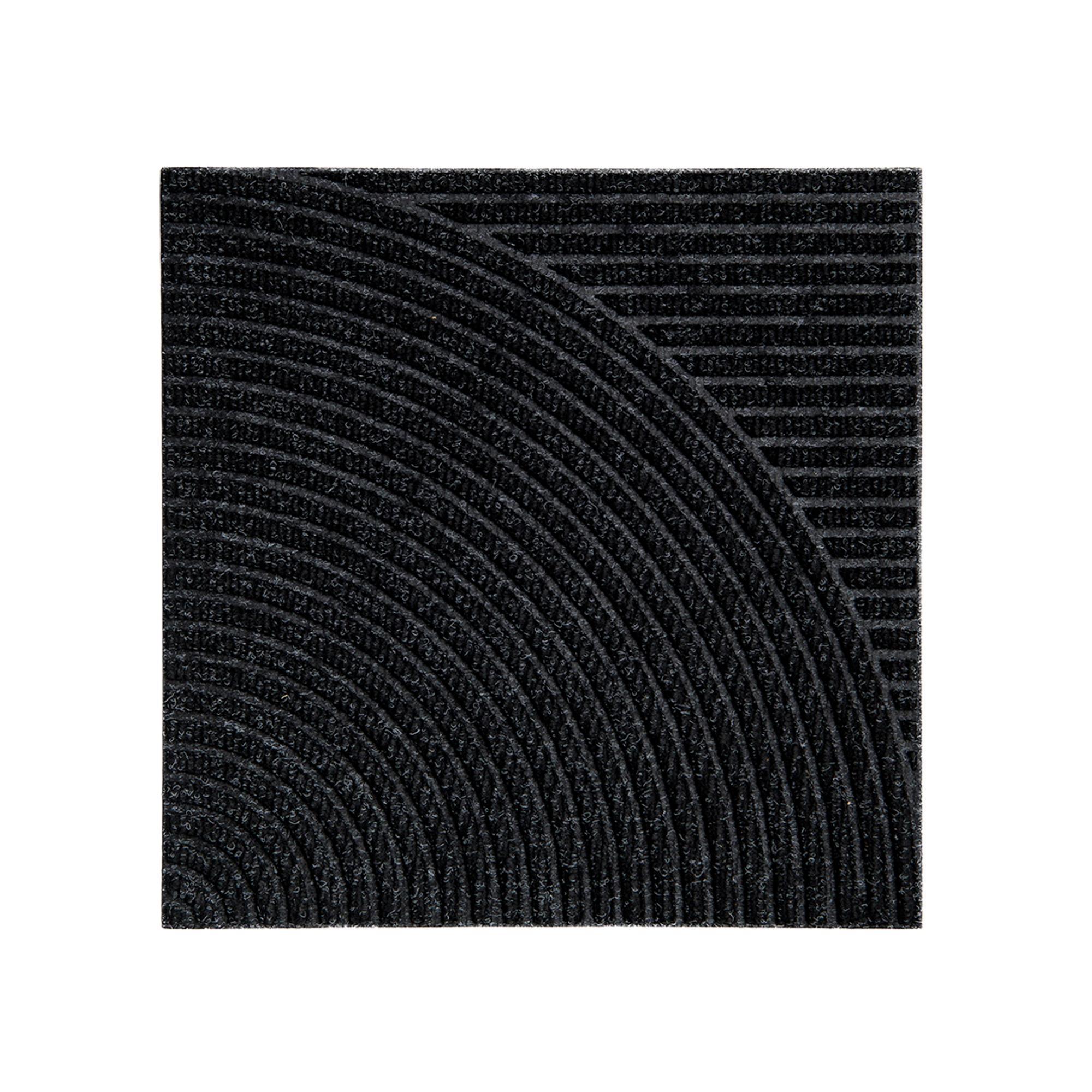 Heymat Horizontal & Circular Dørmåtte Zen Black