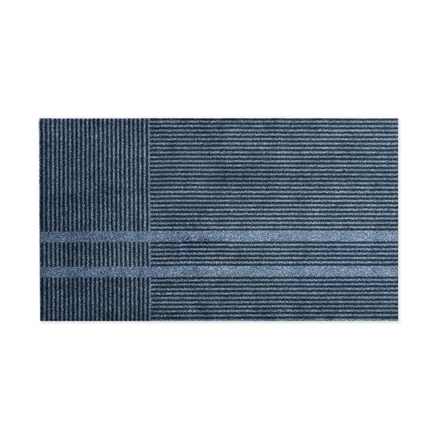 Heymat Løype Paillasson 85x150 Bleu Orage