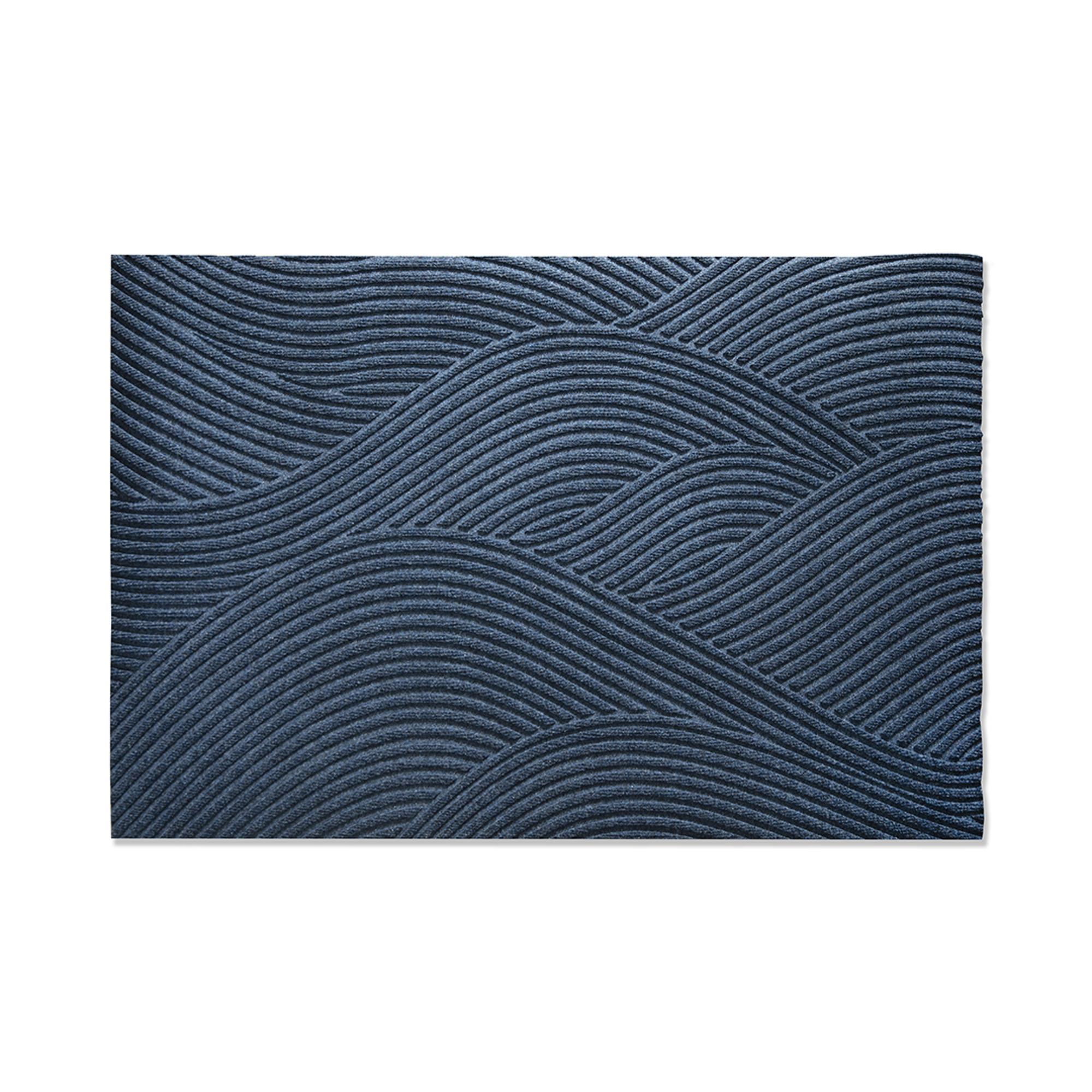Heymat Stroh-Fußmatte 85x130 Blau