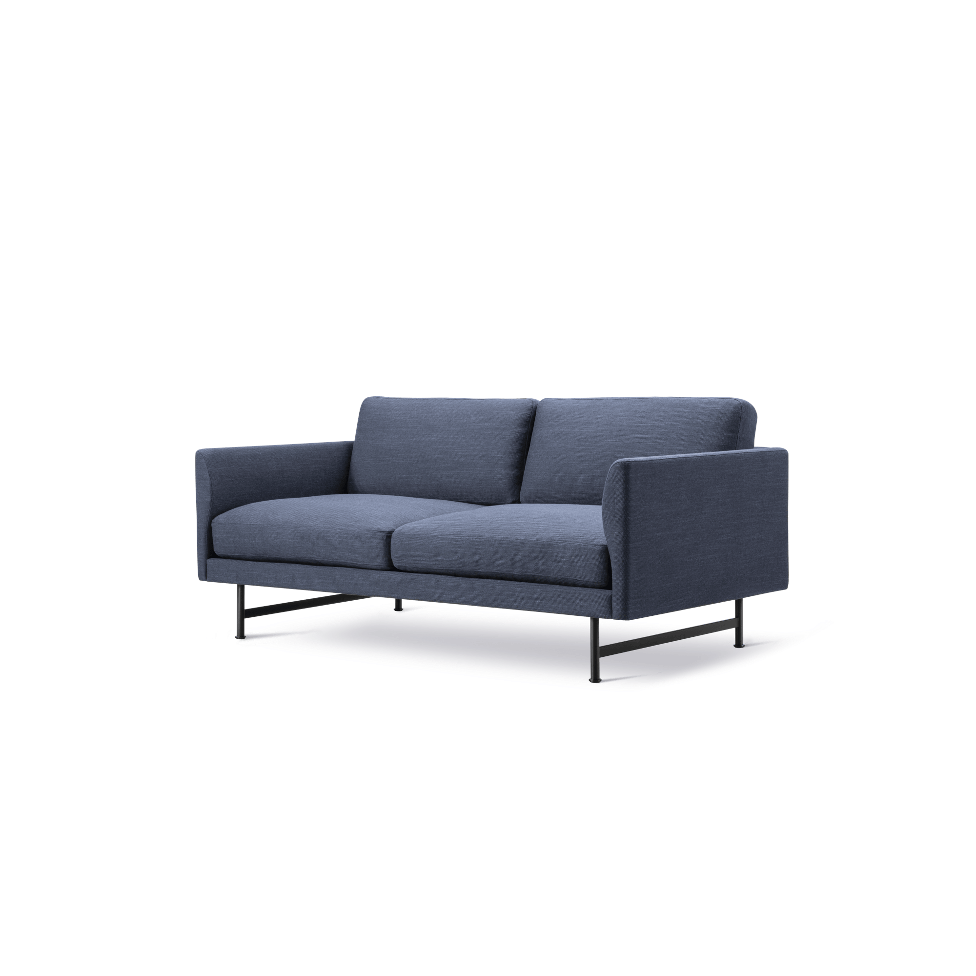 Fredericia Furniture Calmo 2-Sitzer 80 Sofa Schwarz/Sunniva 783