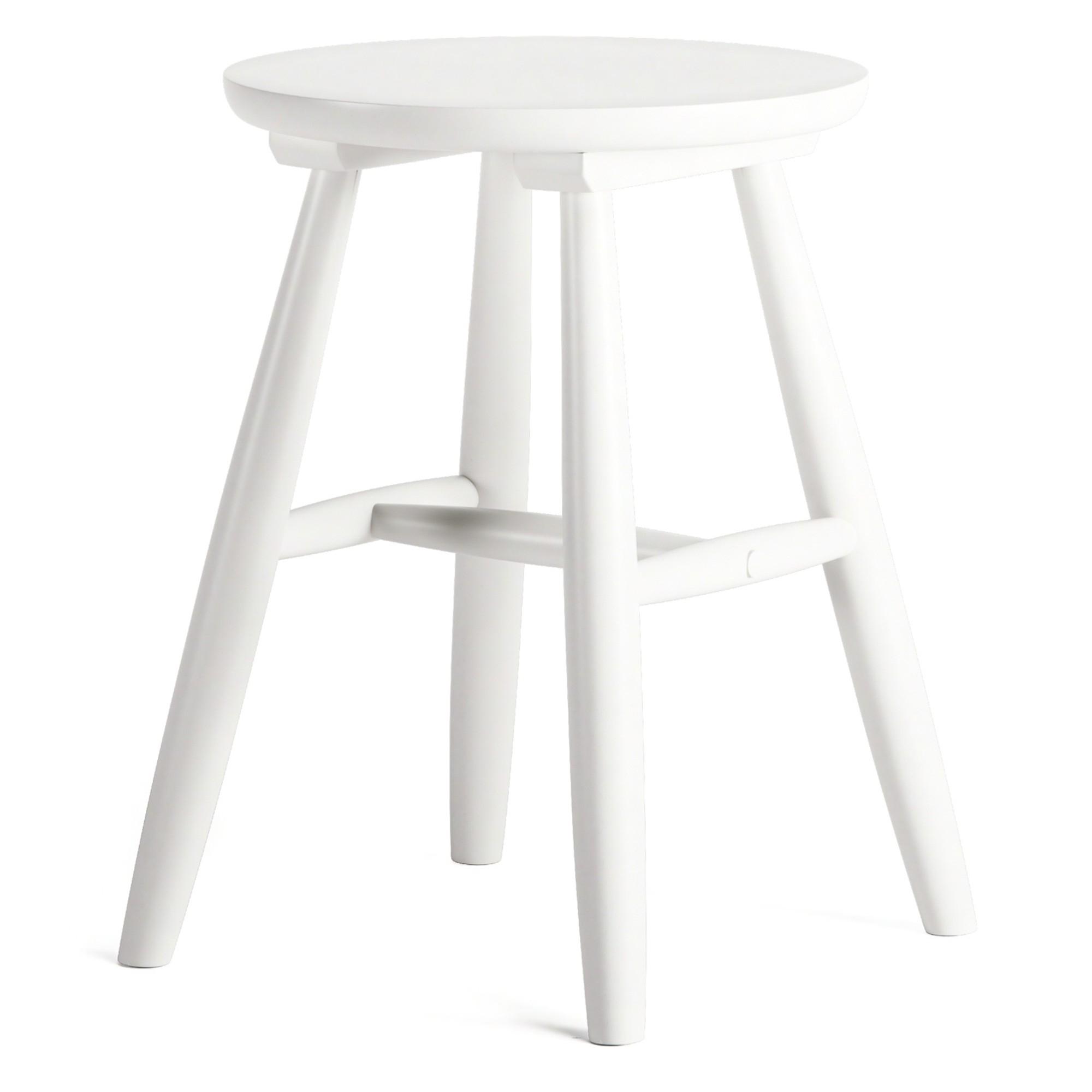 Department Wood Stool H15 White