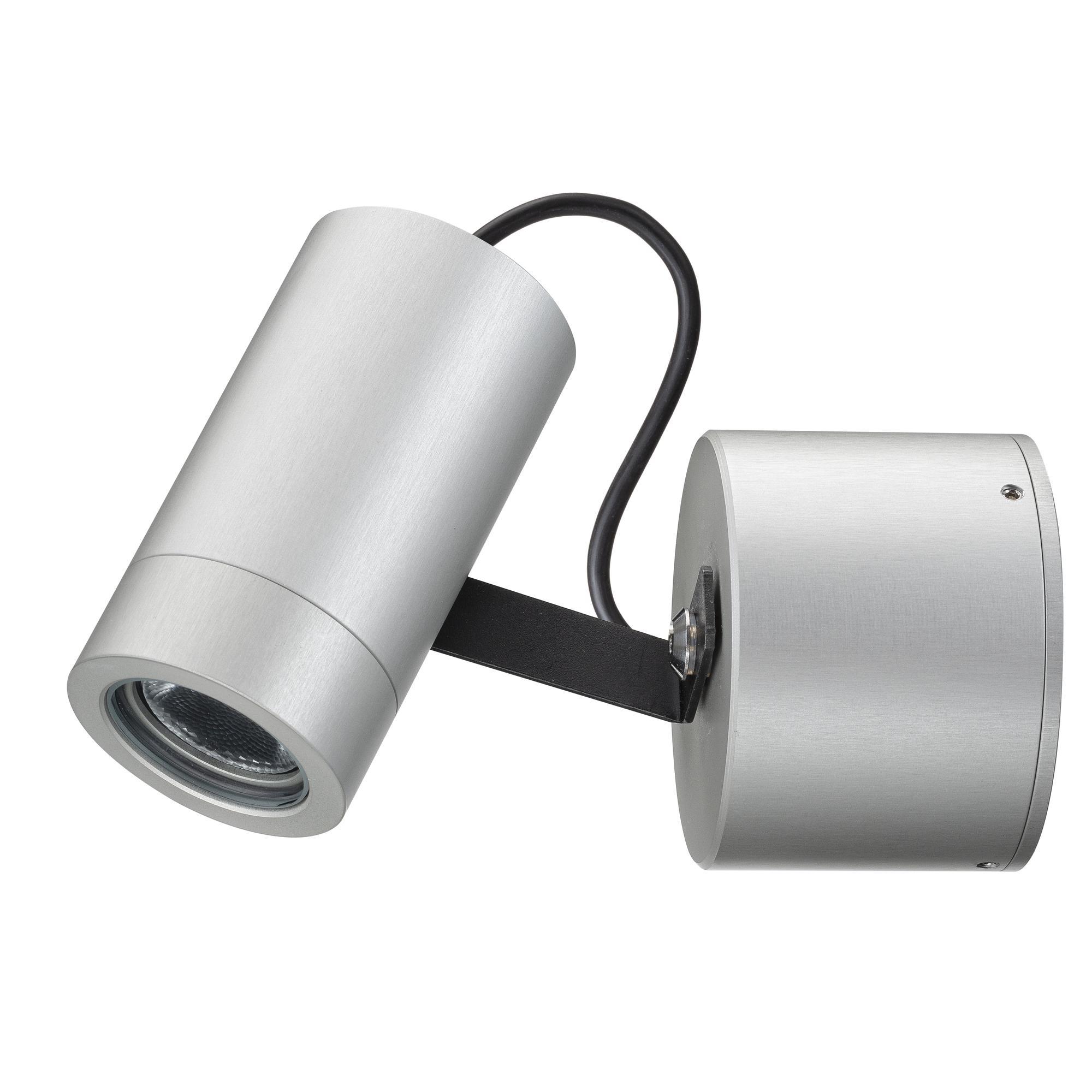 Ilti Luce Lux Wall 17 3000K Wandlamp Verstelbaar Zilvergrijs