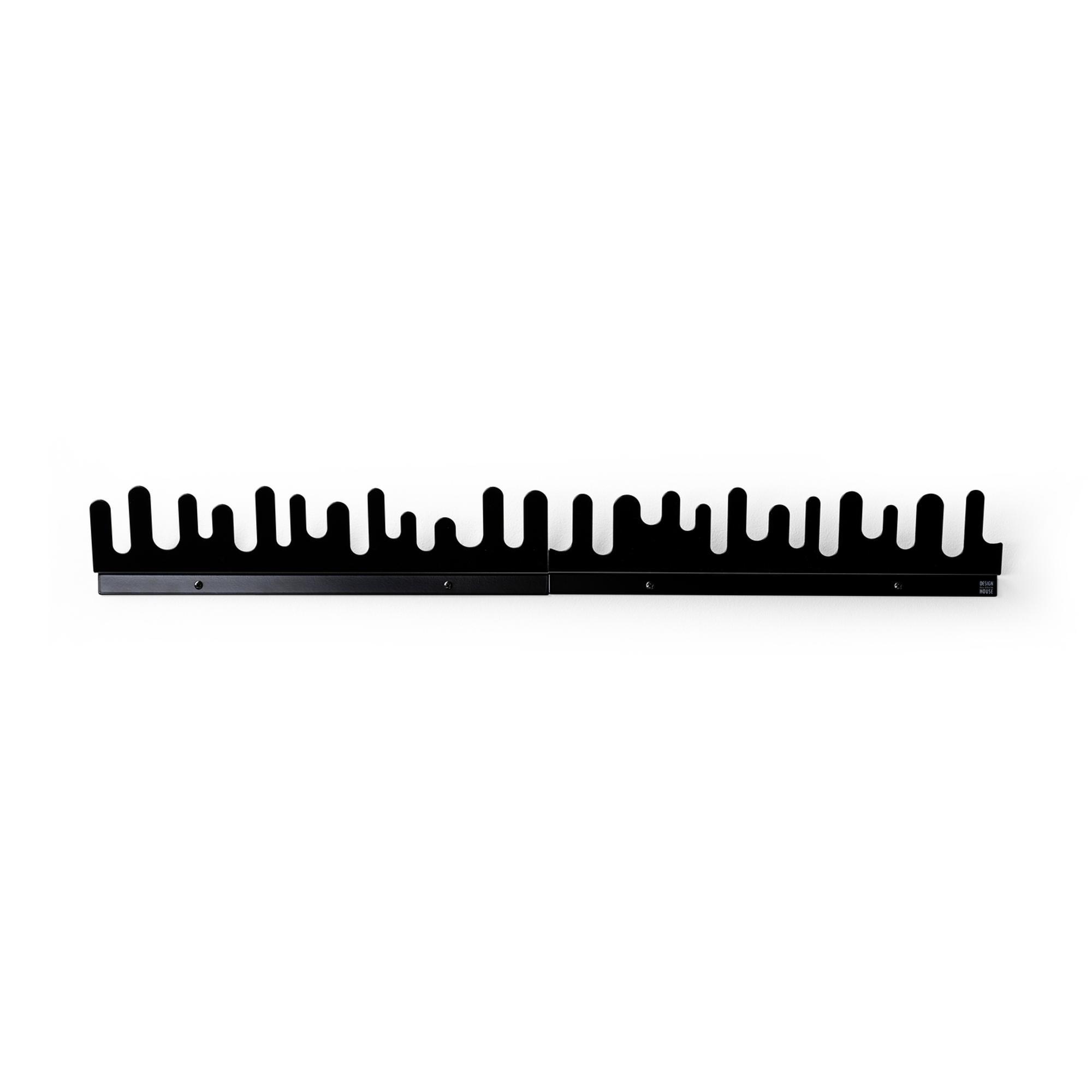 Porte-manteau Wave Noir de Design House Stockholm