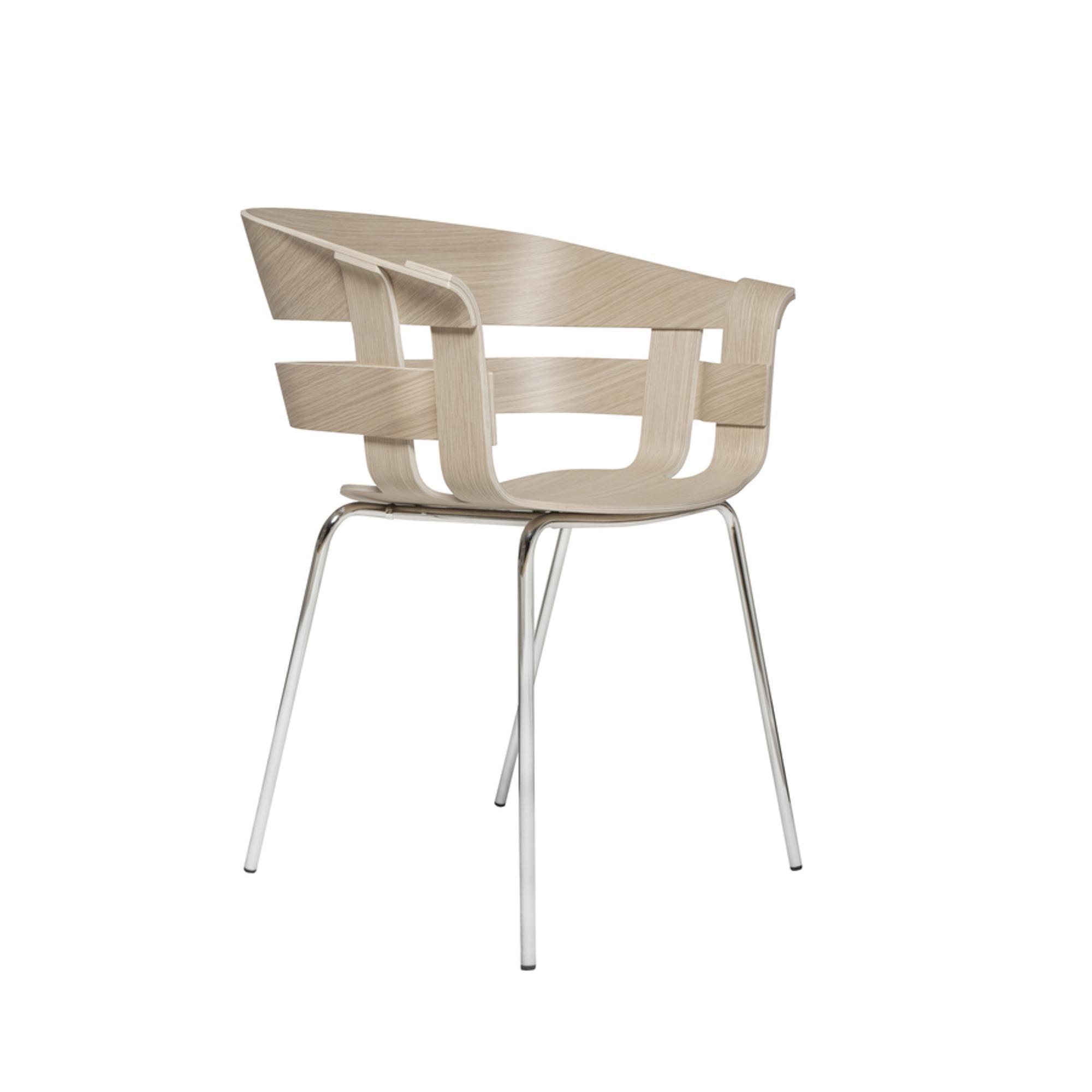 Design House Stockholm Wick Silla de Comedor Roble/ Cromo