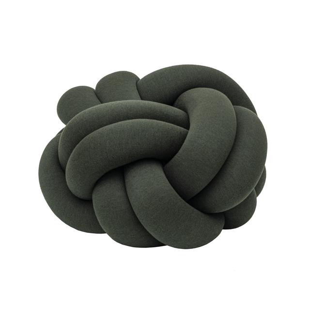 Design House Stockholm Knot Pude XL Forest Green thumbnail