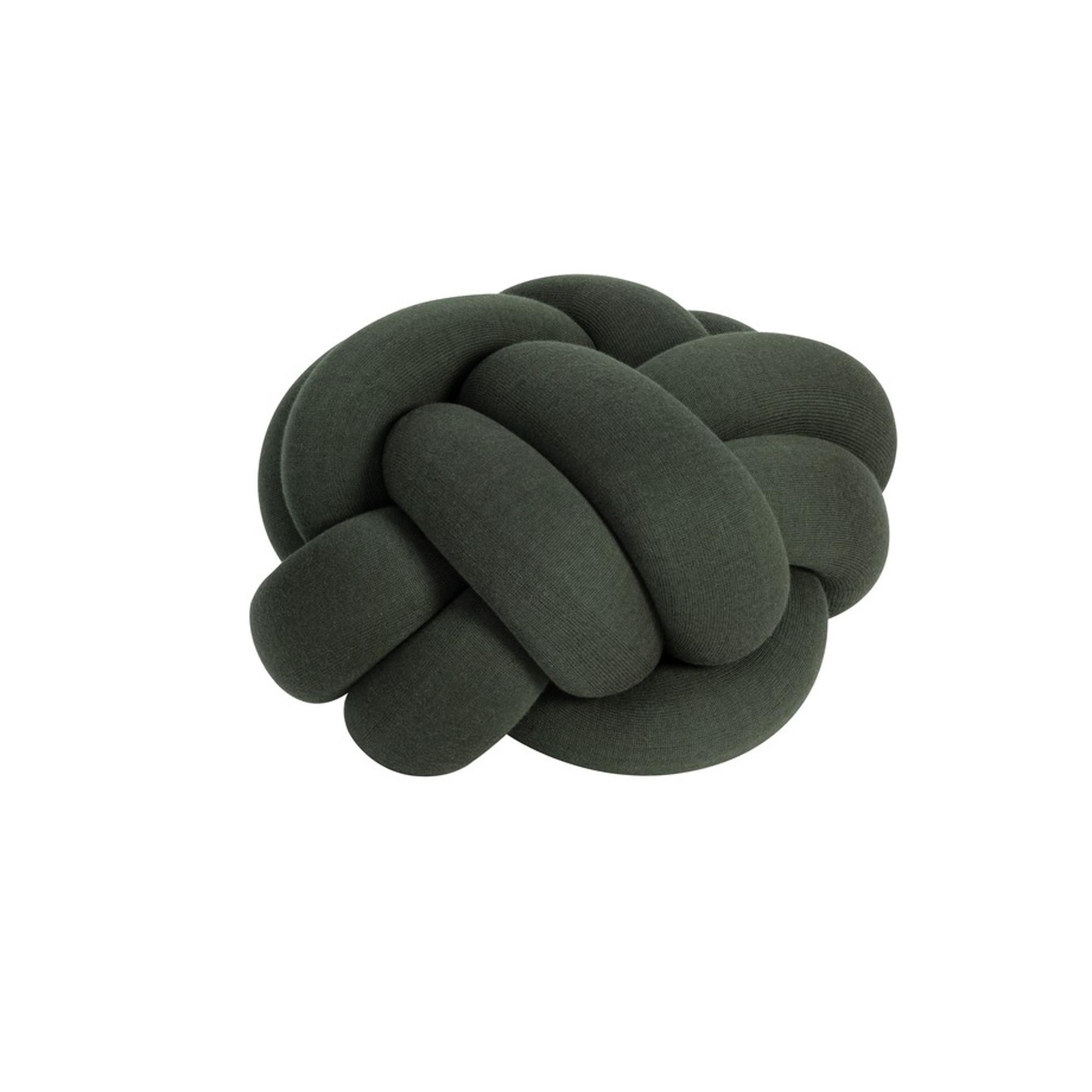 Design House Stockholm Knot Cushion Medium Forest Green