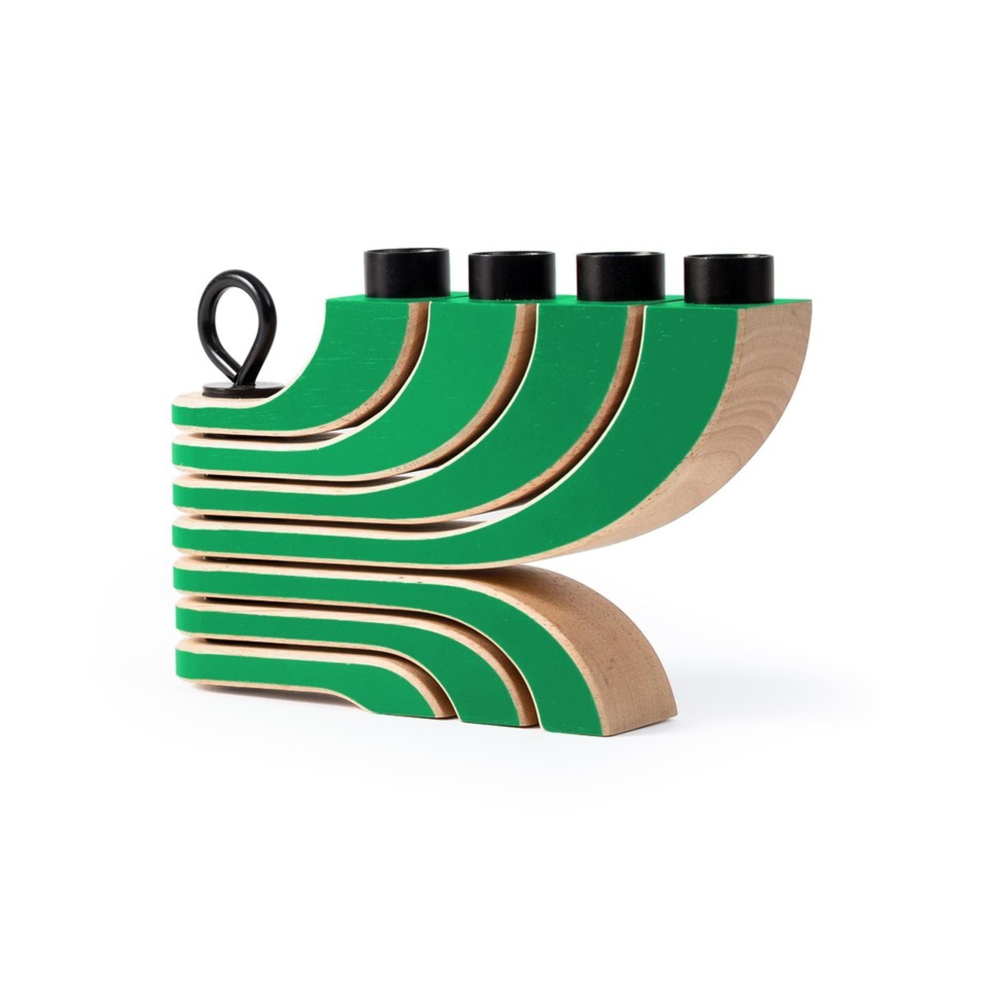 Design House Stockholm Nordic Light Świecznik 4-ramienny Zielony