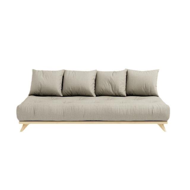 Karup Senza Daybed con Materasso 914 Lino/Grezzo