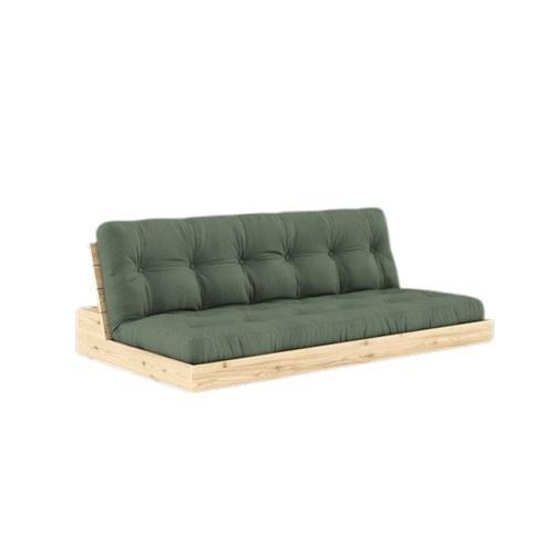 Karup Base Slaapbank met 5-laags Matras Helder/Olive Green