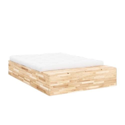 Karup Kellerbettgestell 140x200 mit Aufbewahrungsbank, Roh