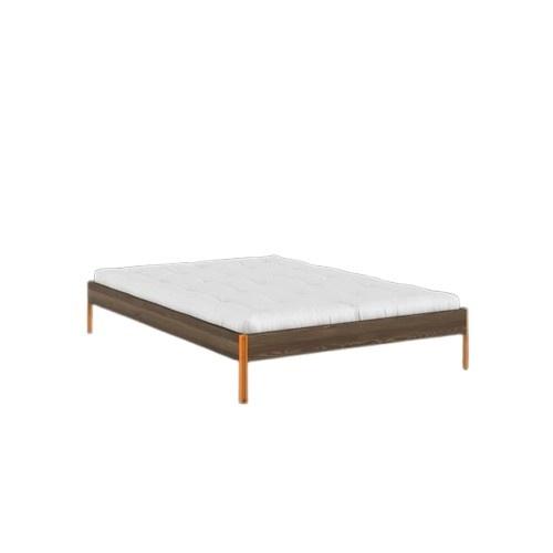 Karup Core Bedframe 140x200 Cm, Carobbruin/ Oranje