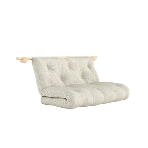 Karup Hooked Sovesofa Med Madras 135x200 Raw/640 Soft Chalk
