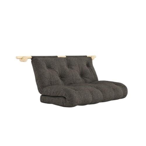 Karup Hooked Sofa Bed With Mattress 135x200 Raw/642 Mellow Brown