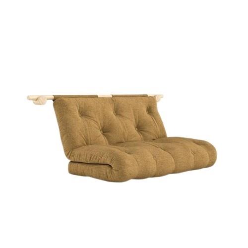 Karup Hooked Sovesofa Med Madras 135x200 Raw/643 Golden Ochre