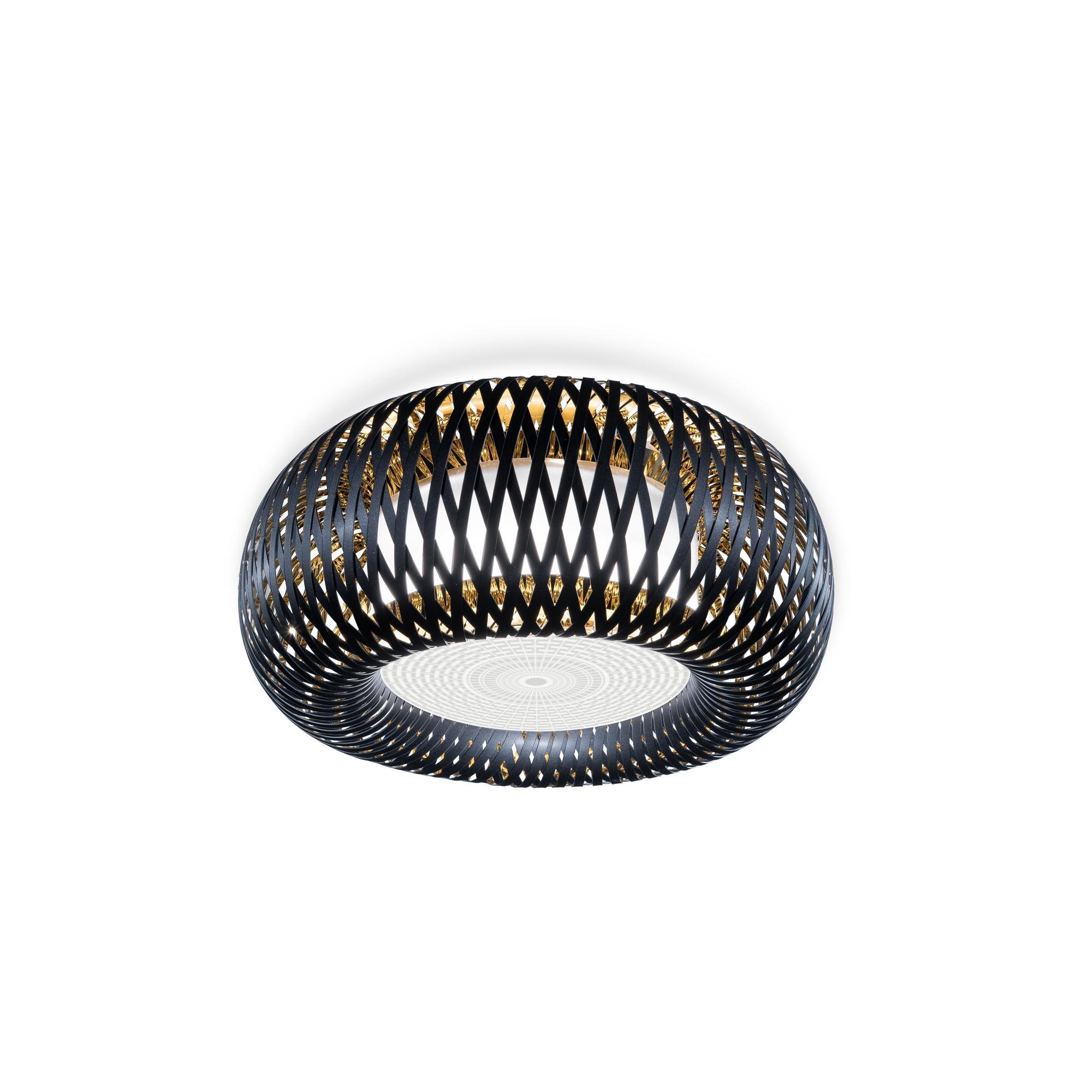 SLAMP Kalatos Ceiling Light Black/Gold