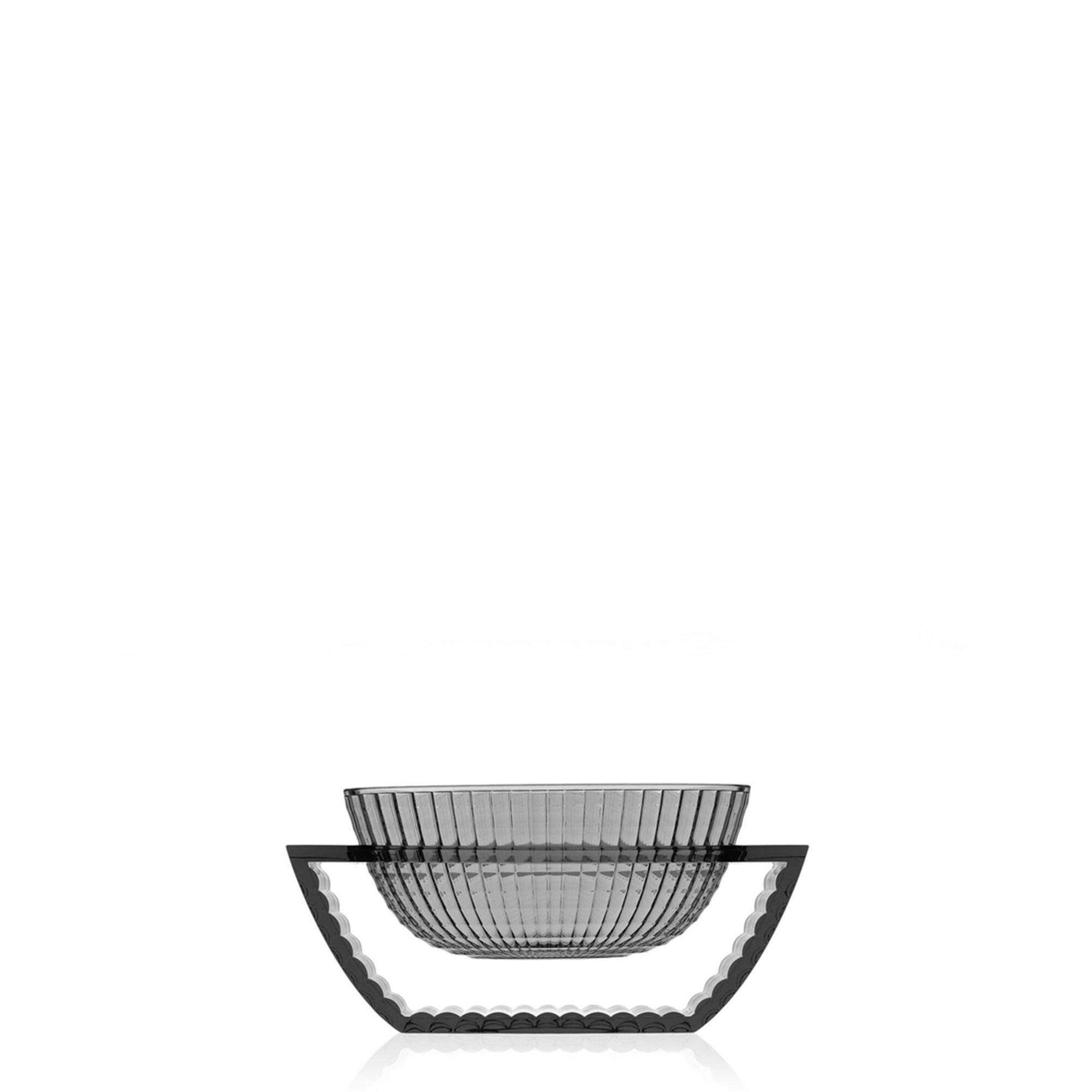 Kartell U Shine Bowl Gerookt Grijs