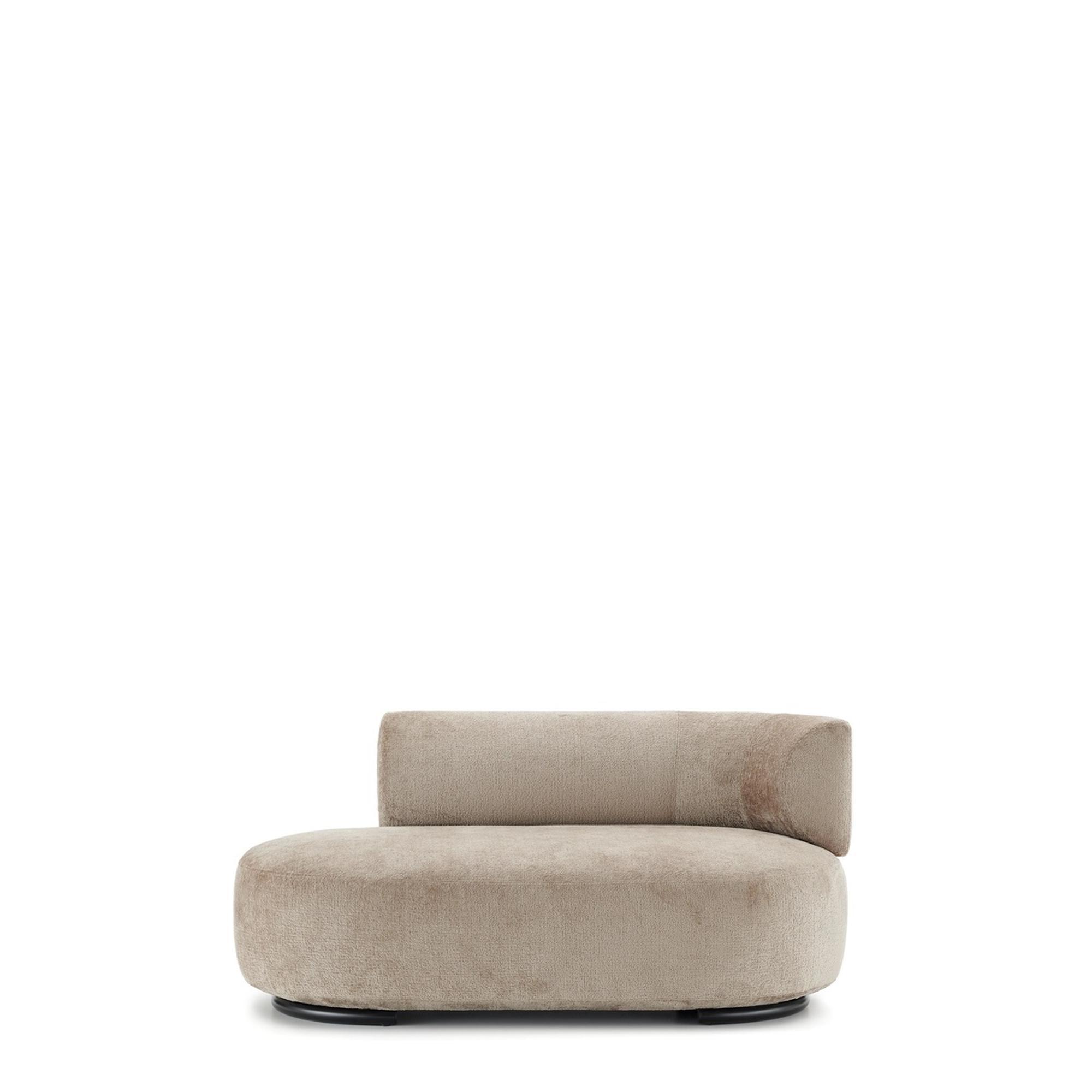 Kartell K-Wait Dormeuse Sofa Rechts Beige