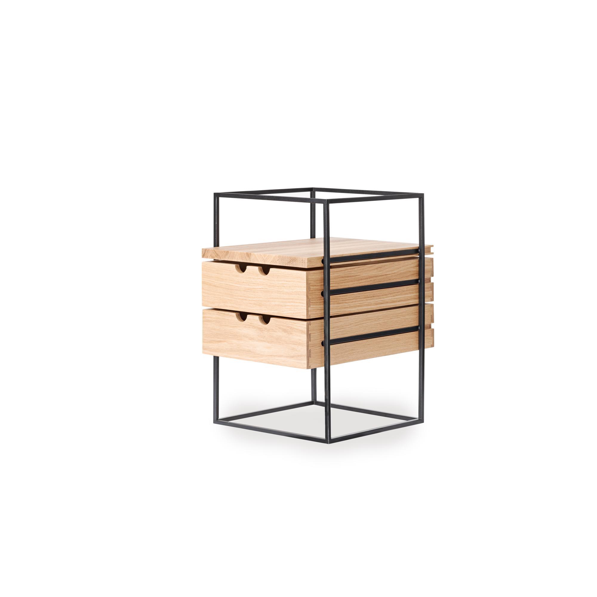 Karakter Cache Desk Organiser Egetræ/Sort